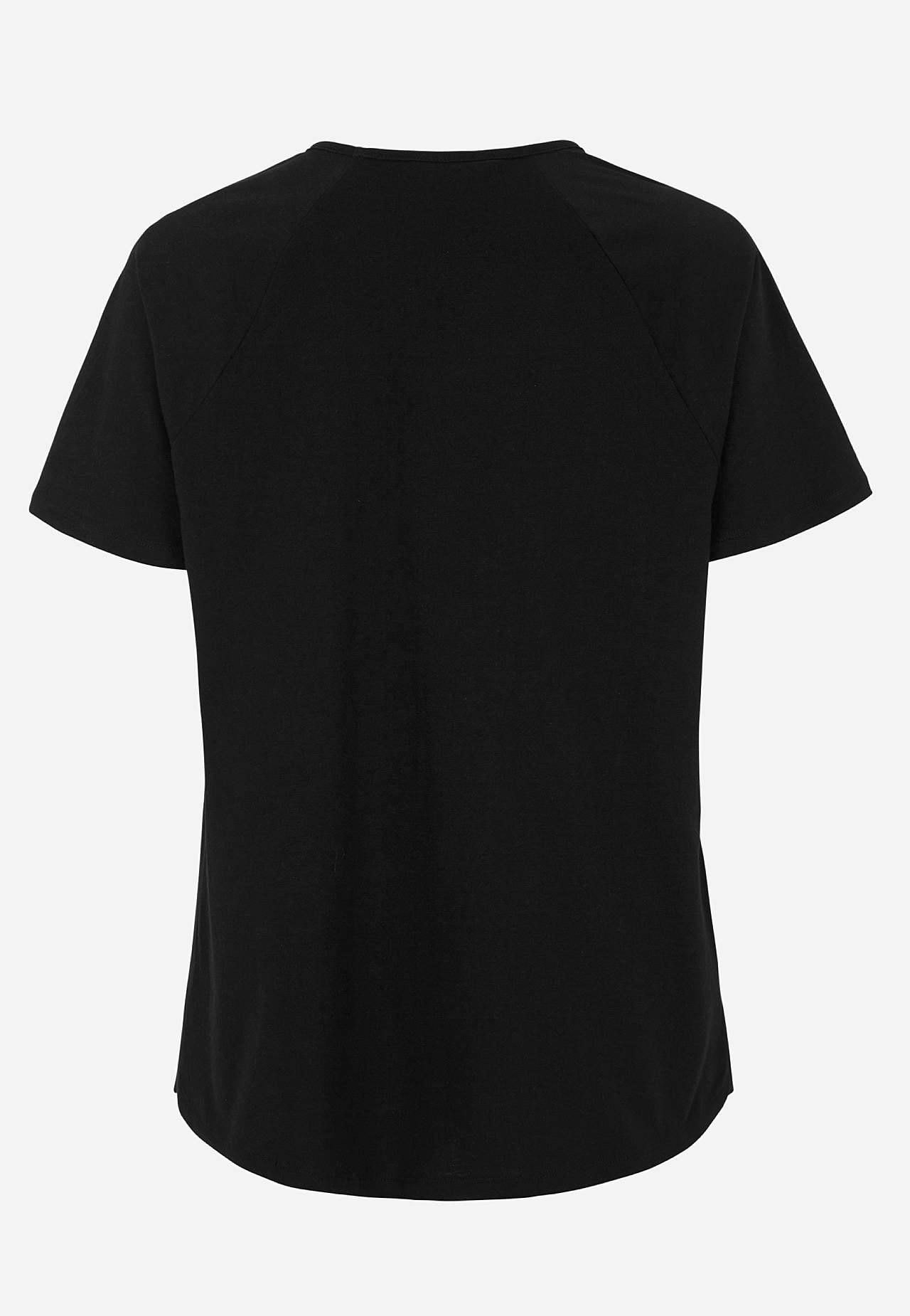 Jersey-topje met raglanmouw Alex Set van 2