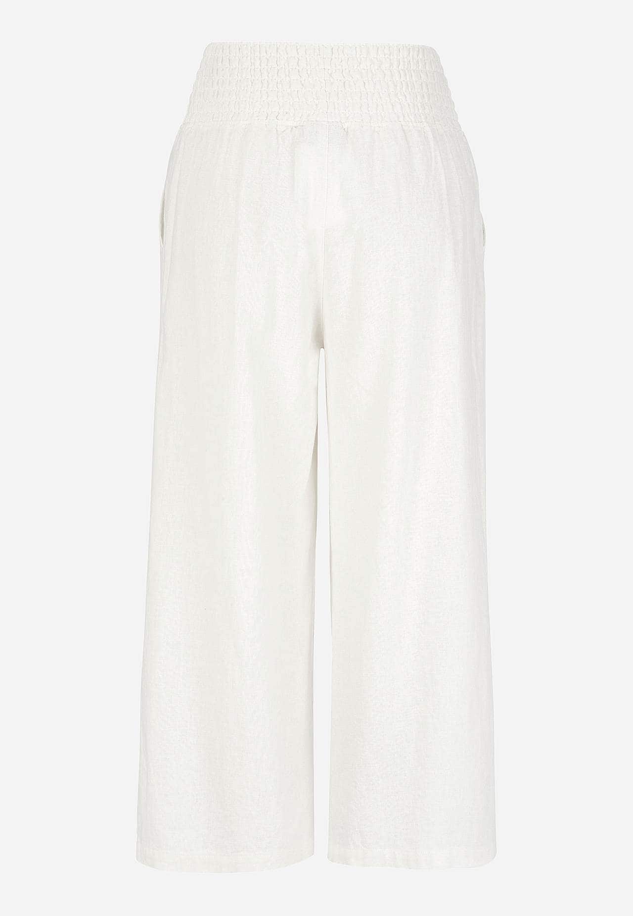 Culotte broek van linnen-mix Lisette