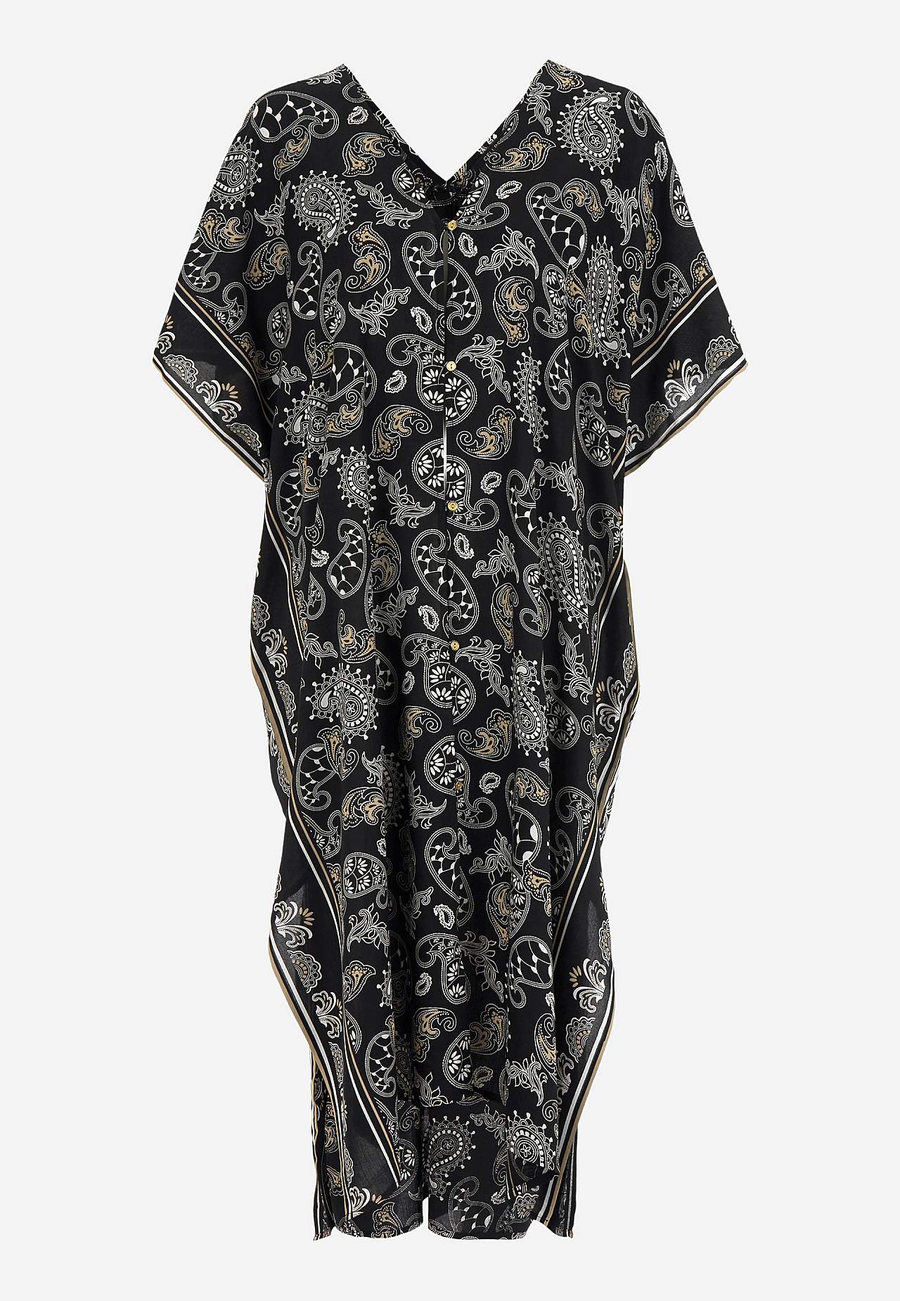 Strandkaftan met knoppen