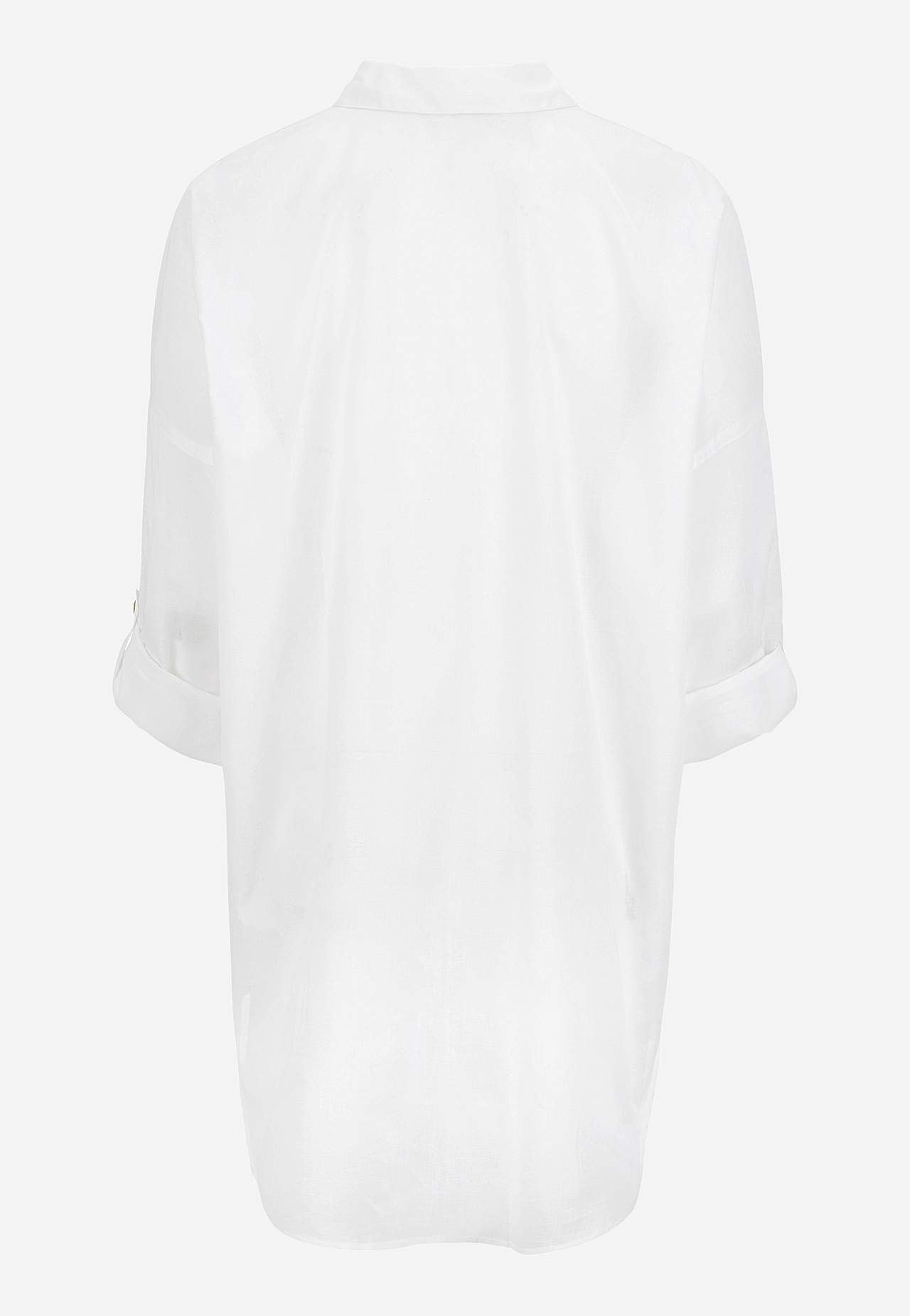 Strandshirt met opvouwbare mouwen