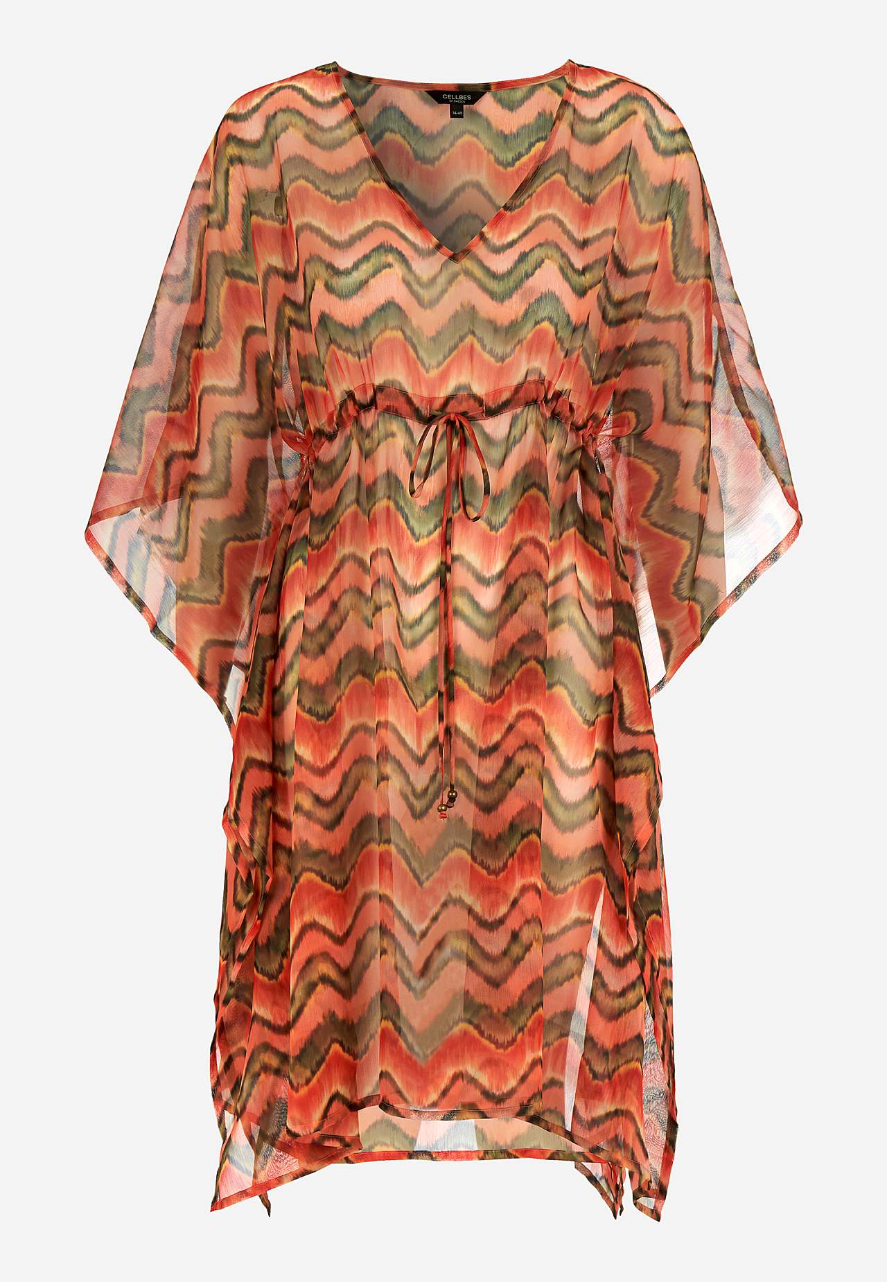 Met patroon strandkaftan