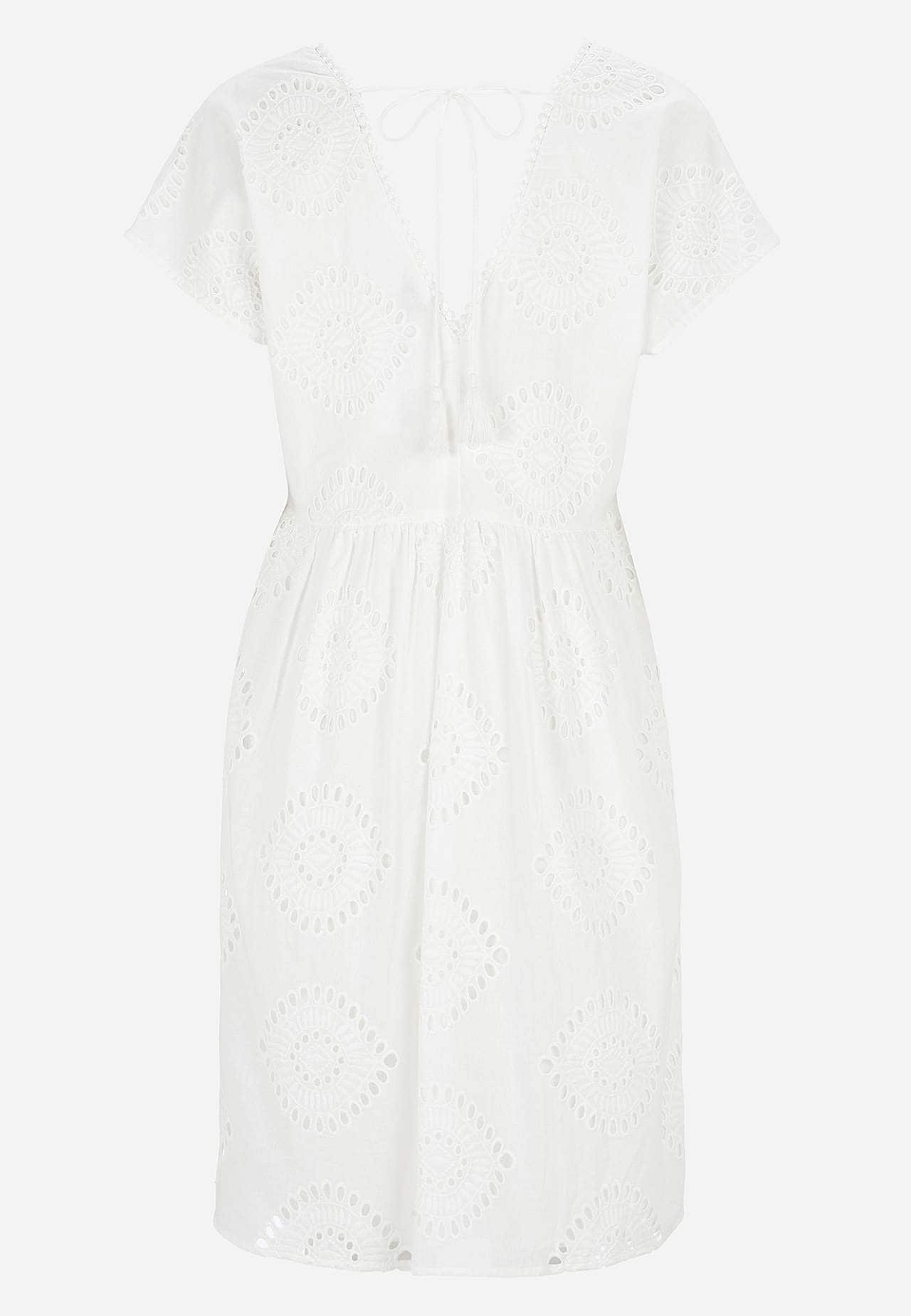 Broderie anglaise jurktuniek