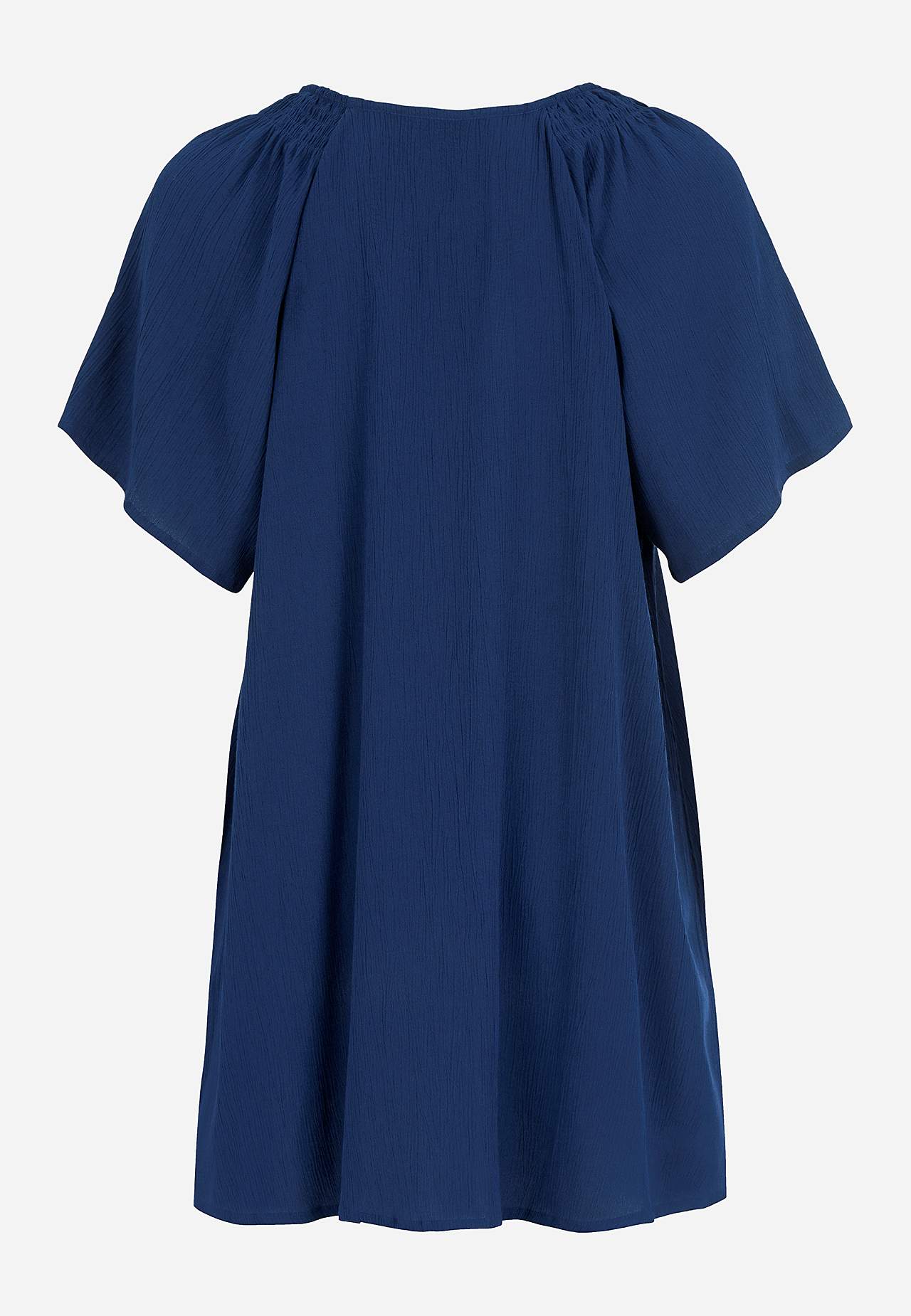 Tuniek van viscose-crêpe