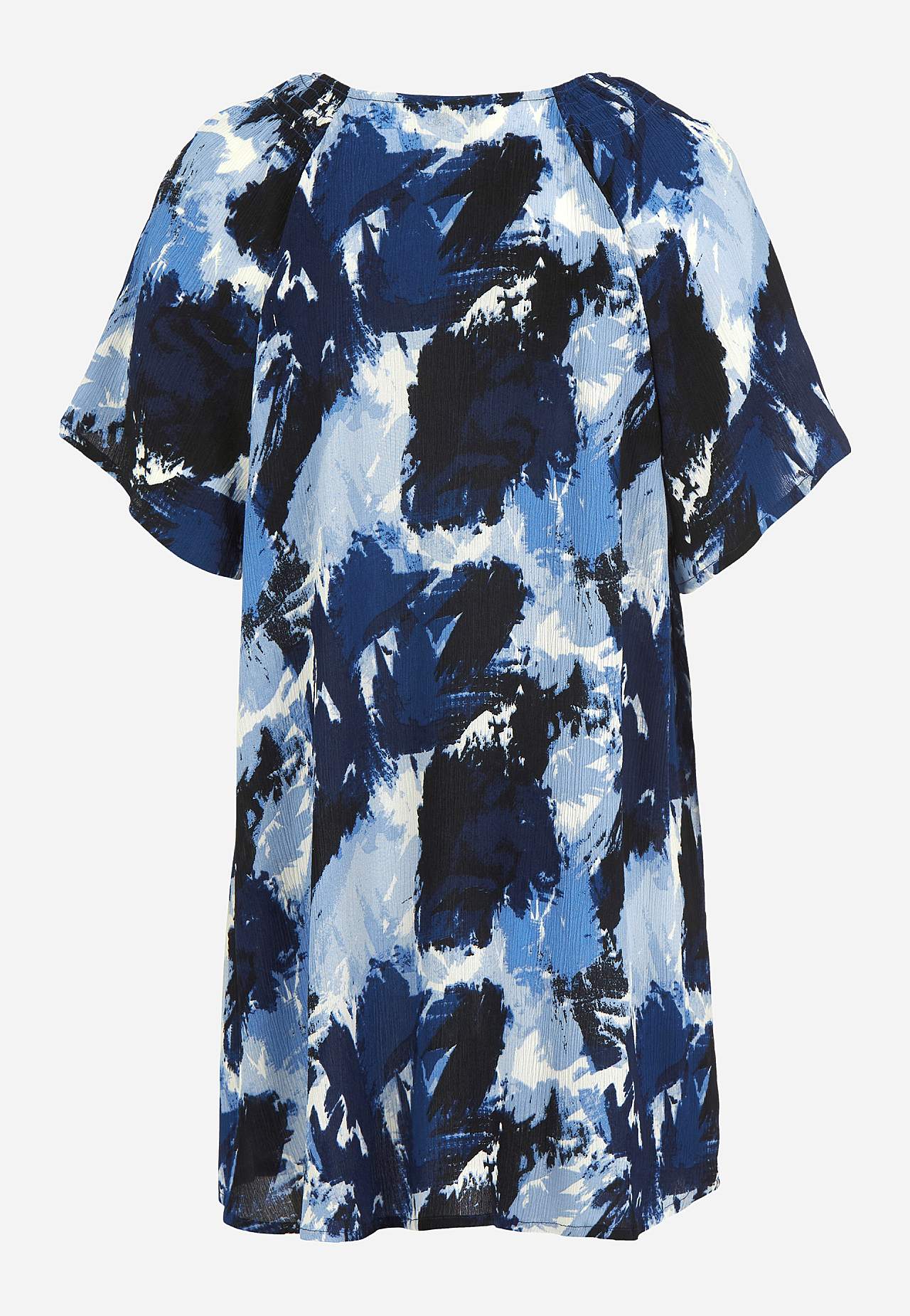 Tuniek van viscose-crêpe