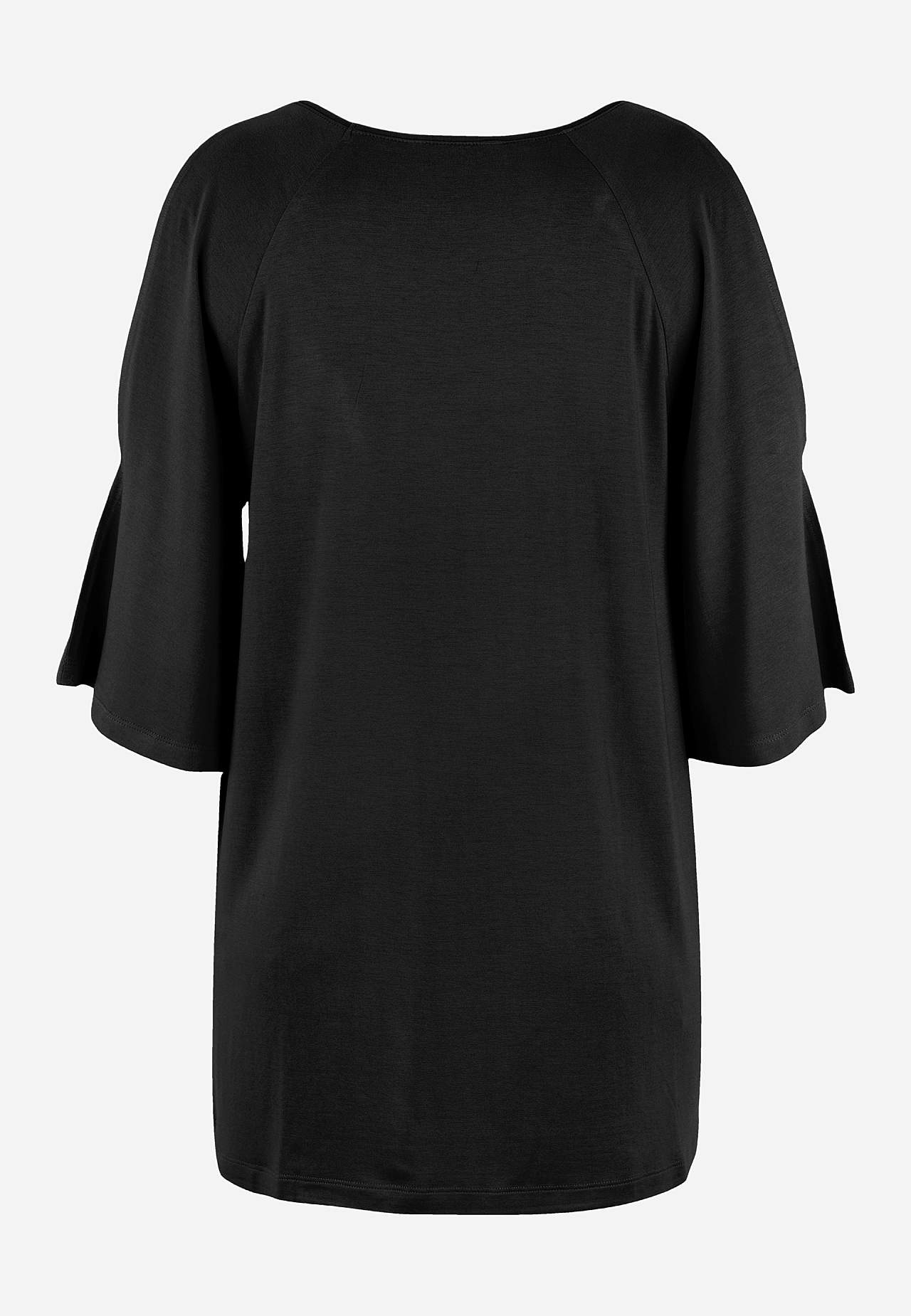 Jersey tuniek met onbedekte schouders