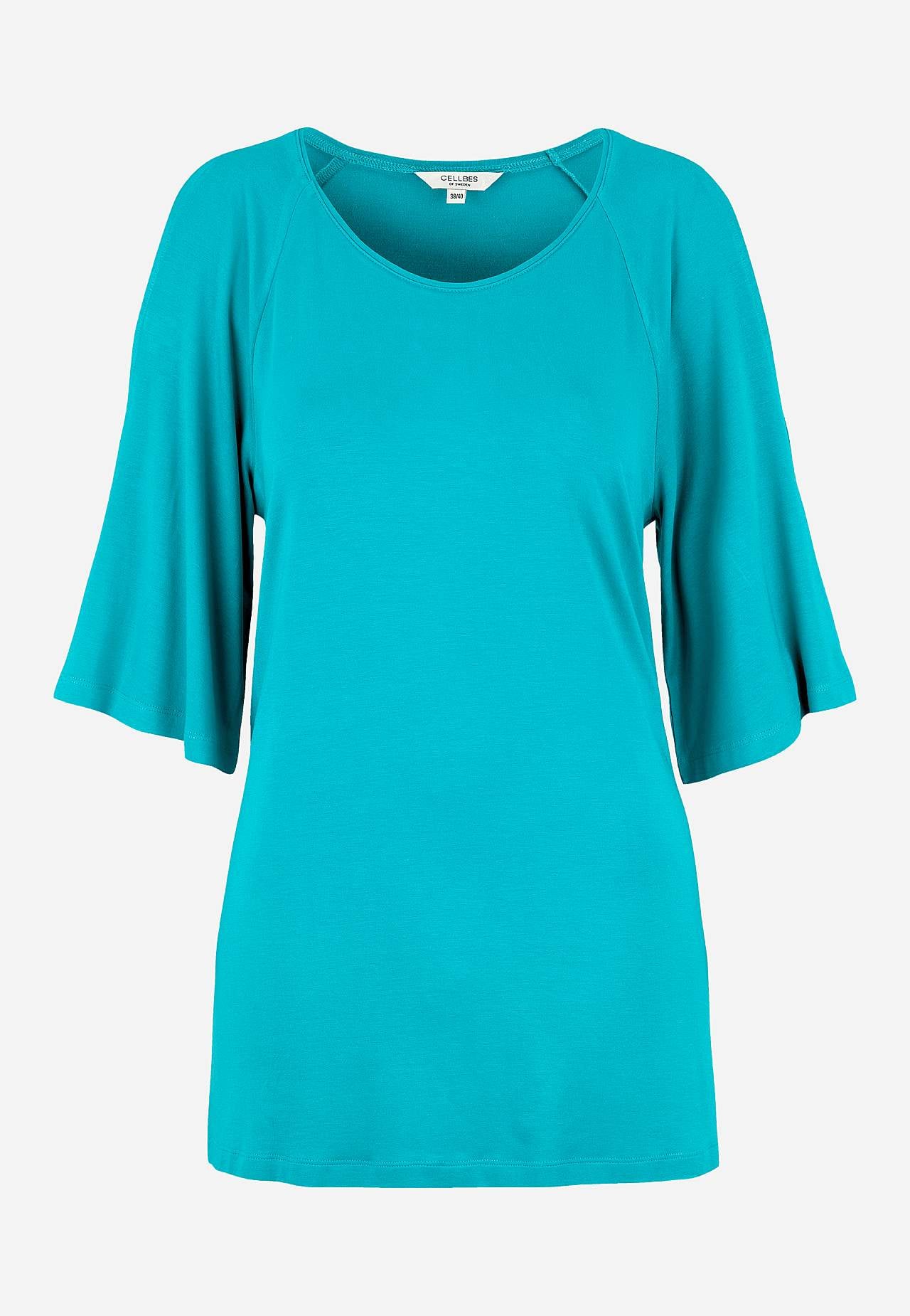 Jersey tuniek met onbedekte schouders