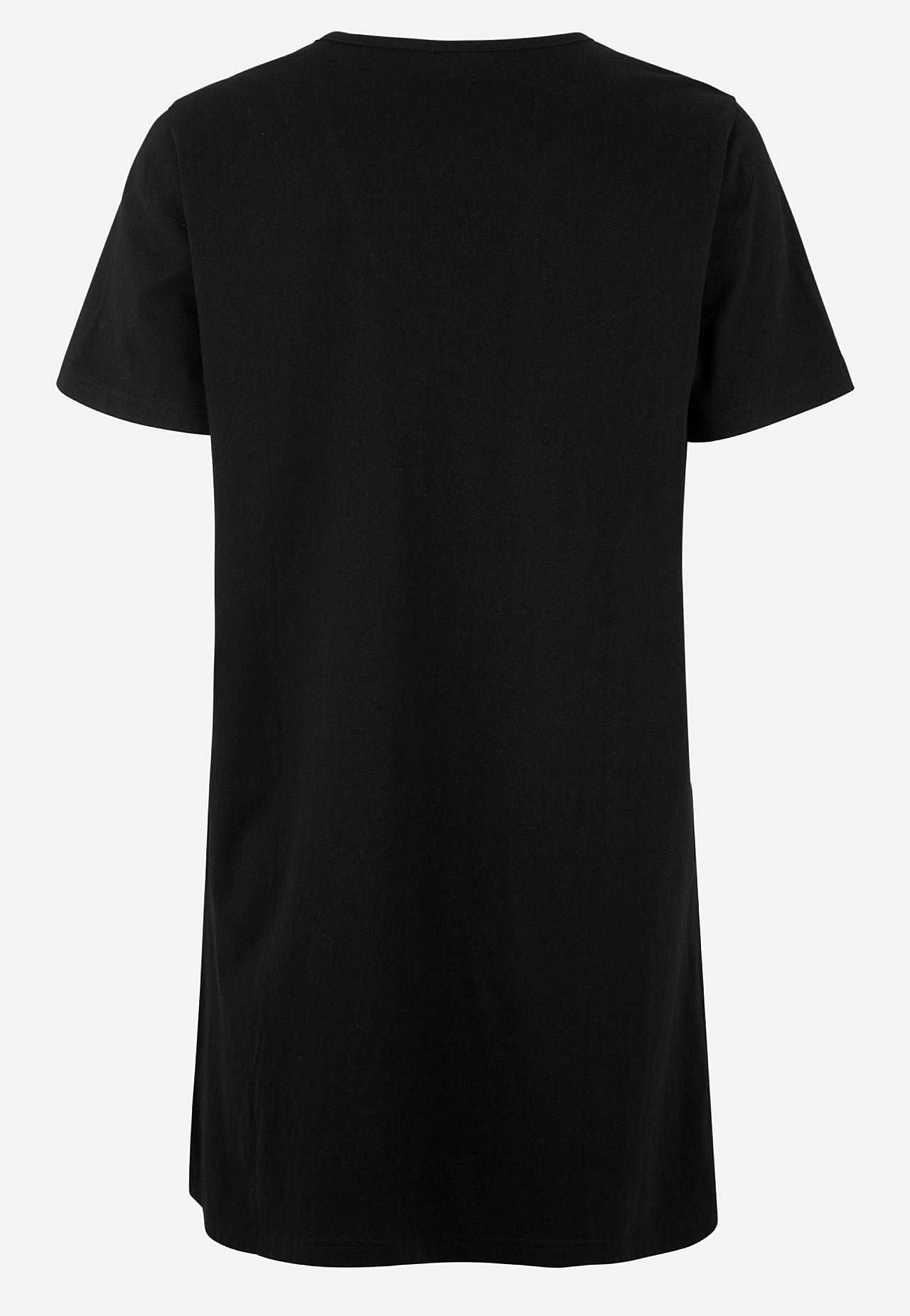 Patroonvormige jersey tunieken Barbro Set van 2