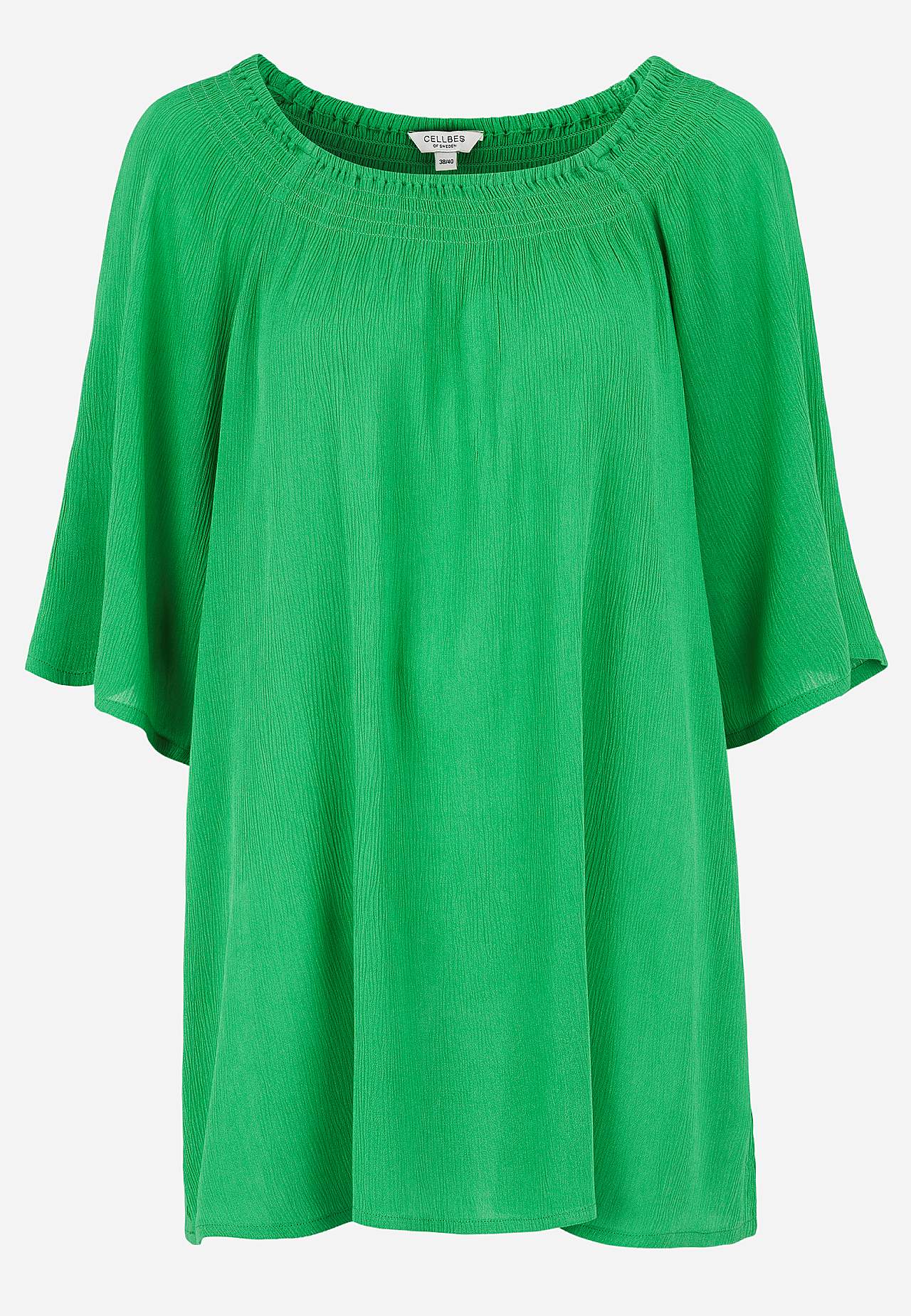 Tuniek van viscose-crêpe