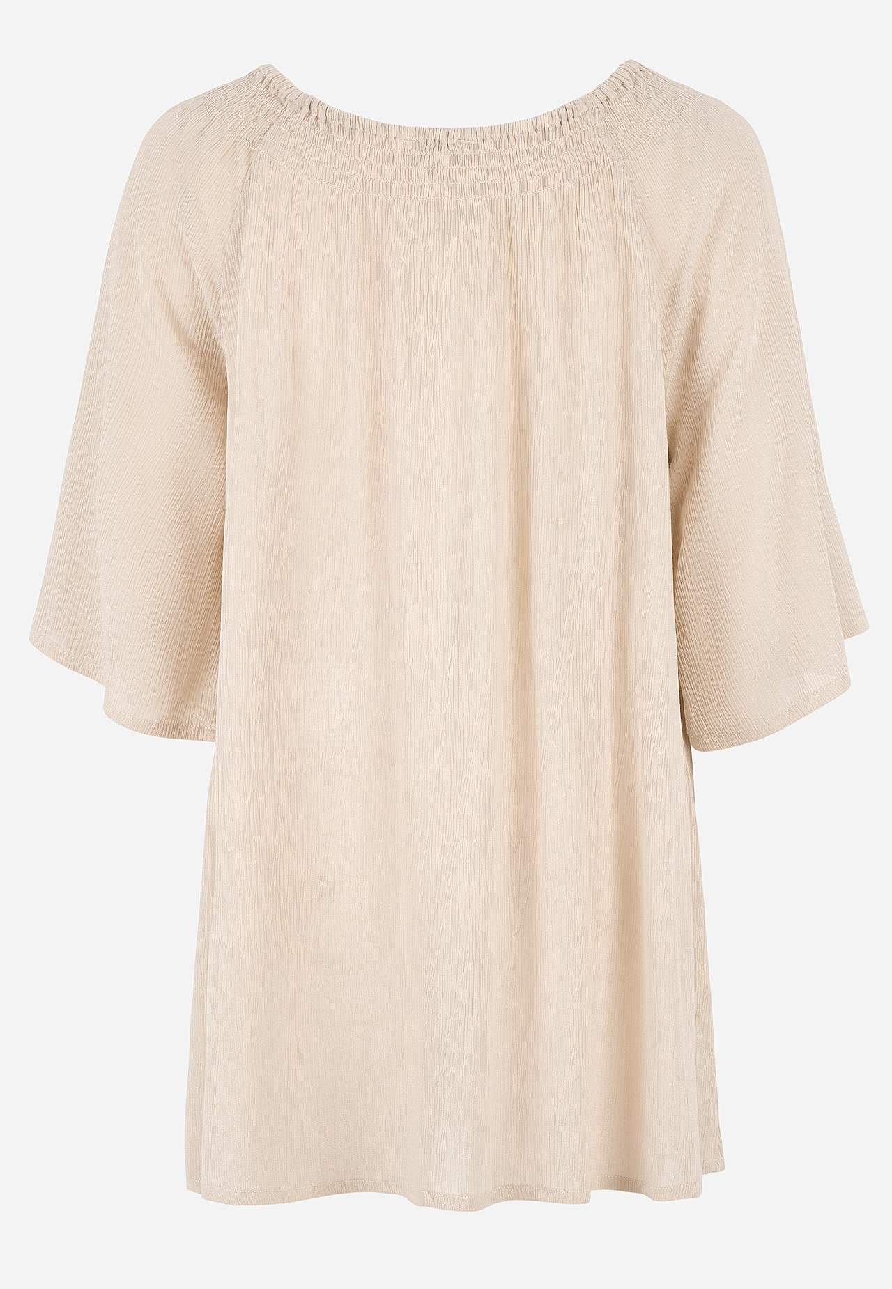 Tuniek van viscose-crêpe