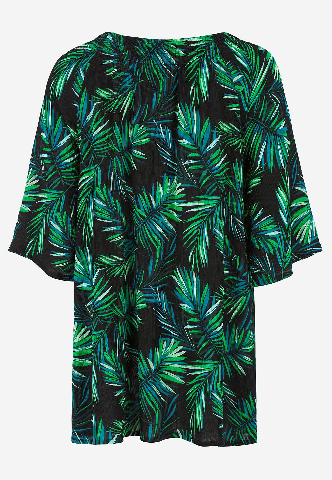 Tuniek van viscose-crêpe