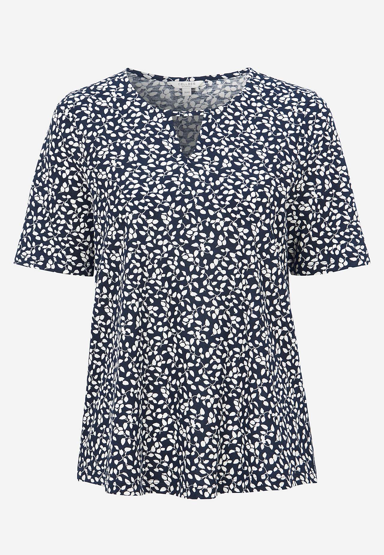 Jersey-topje met korte mouwen