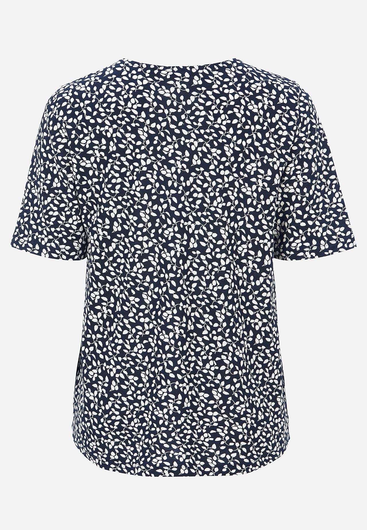 Jersey-topje met korte mouwen