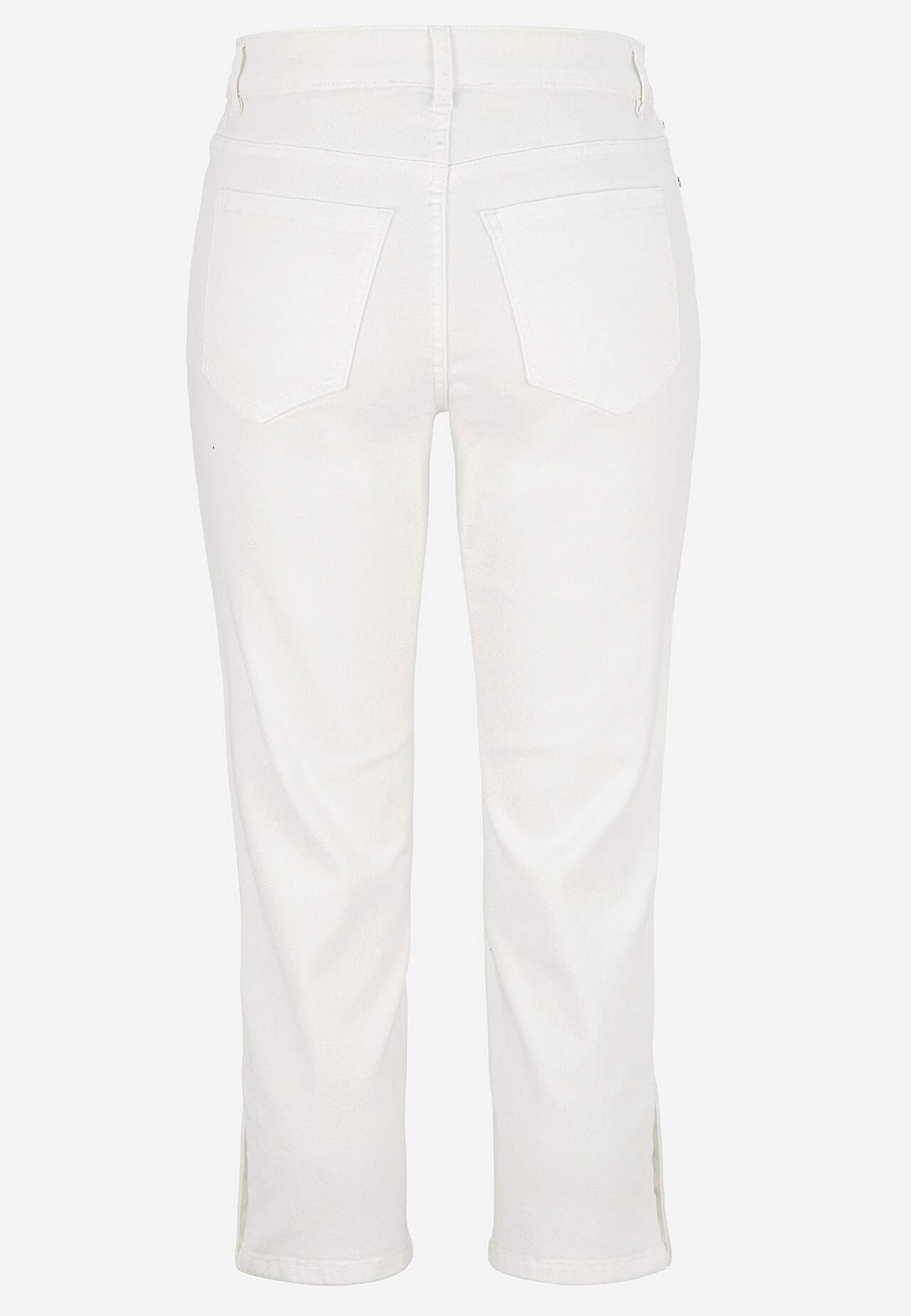 Cropped jeans met vijf zakken ontwerp