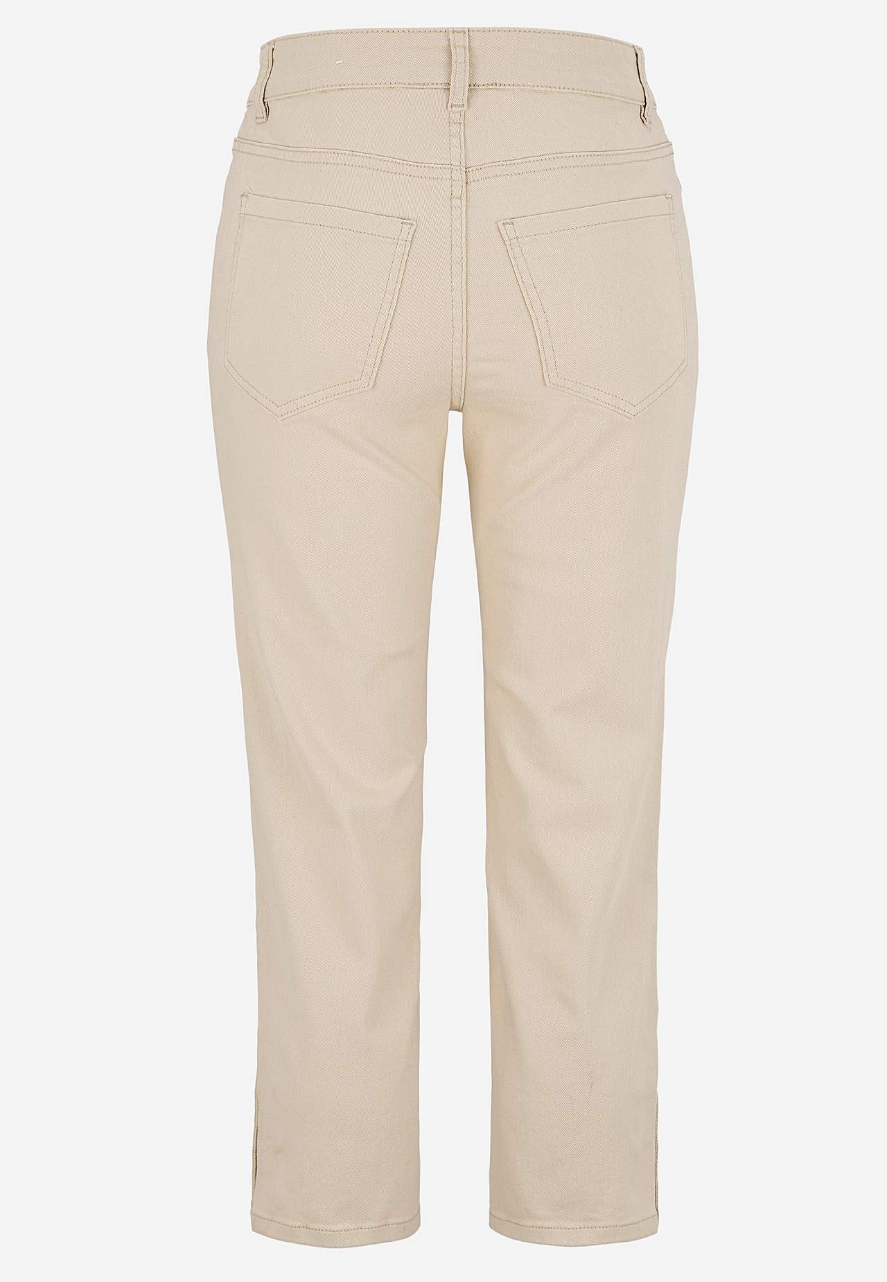 Cropped jeans met vijf zakken ontwerp