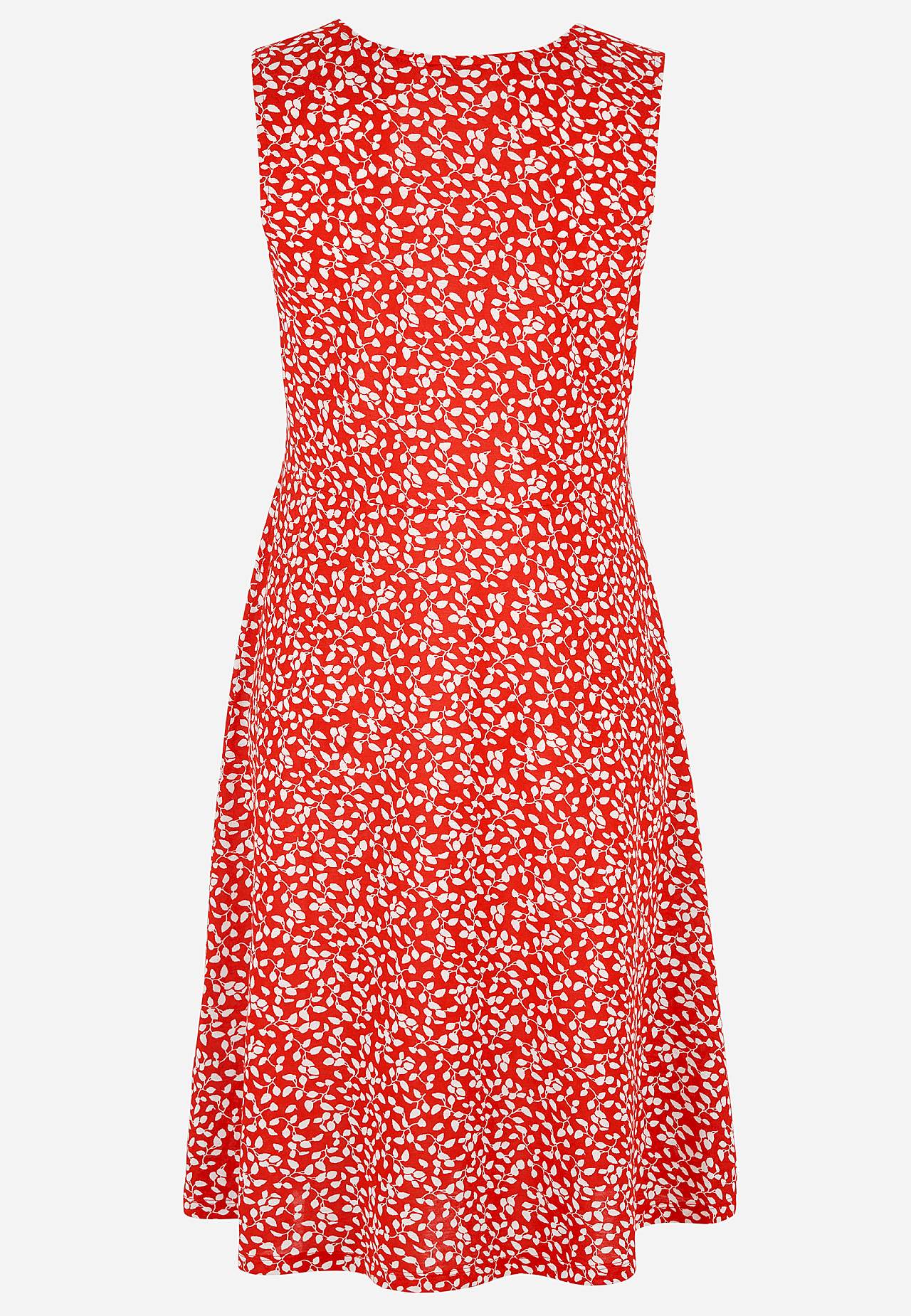 Jerseyjurk met naad onder de boezem en een v-hals