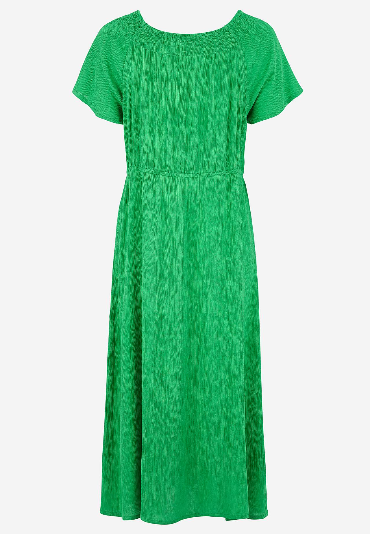 Jurk van viscose-crêpe Ally