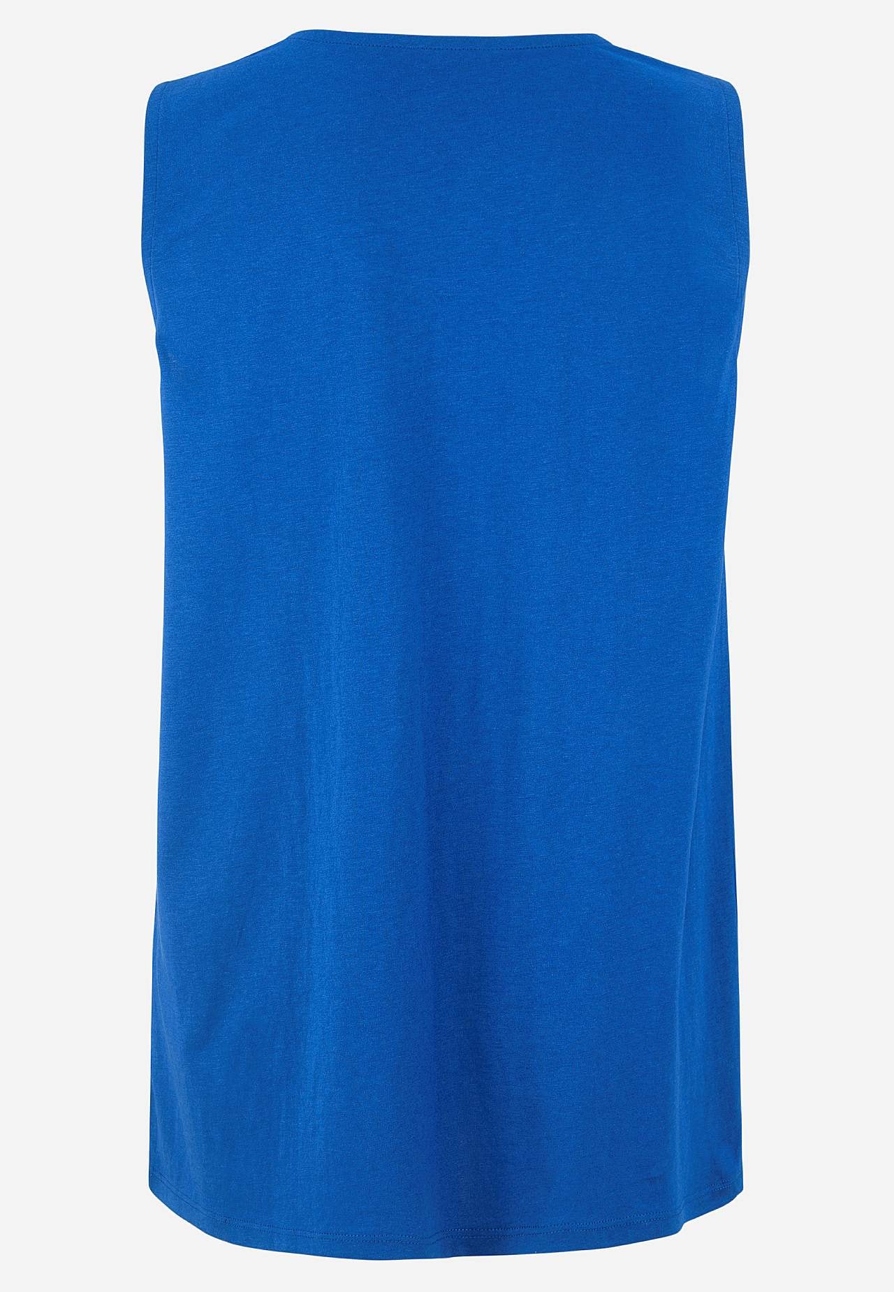 Tanktop met decoratieve plooien