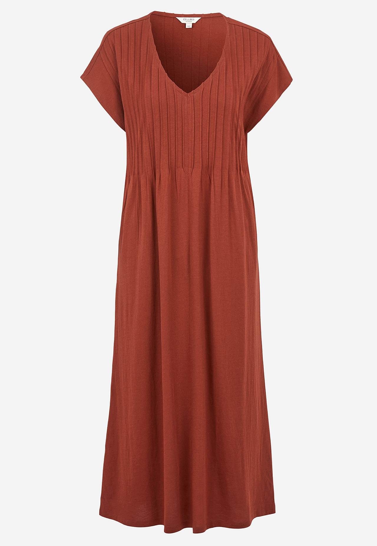 Kaftanjurk van tricot