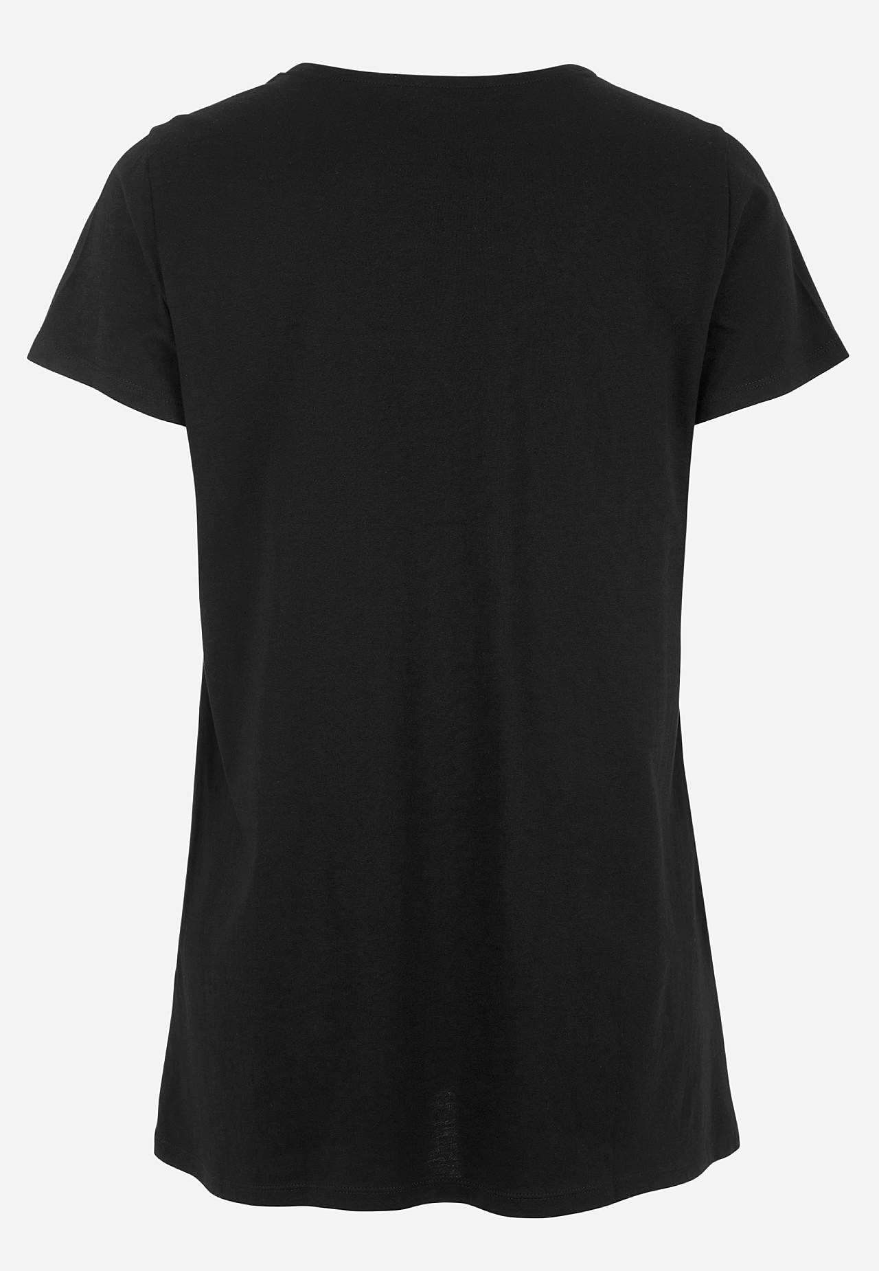 Jersey tuniek met korte mouwen