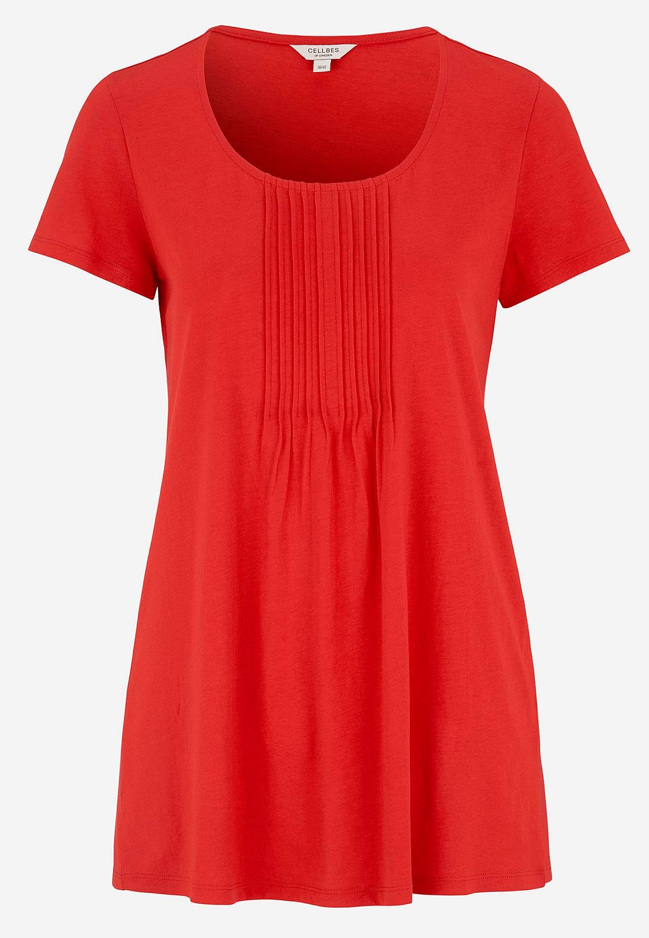 Jersey tuniek met korte mouwen