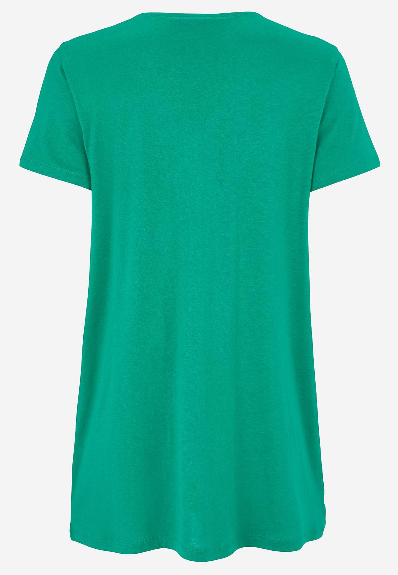 Jersey tuniek met korte mouwen
