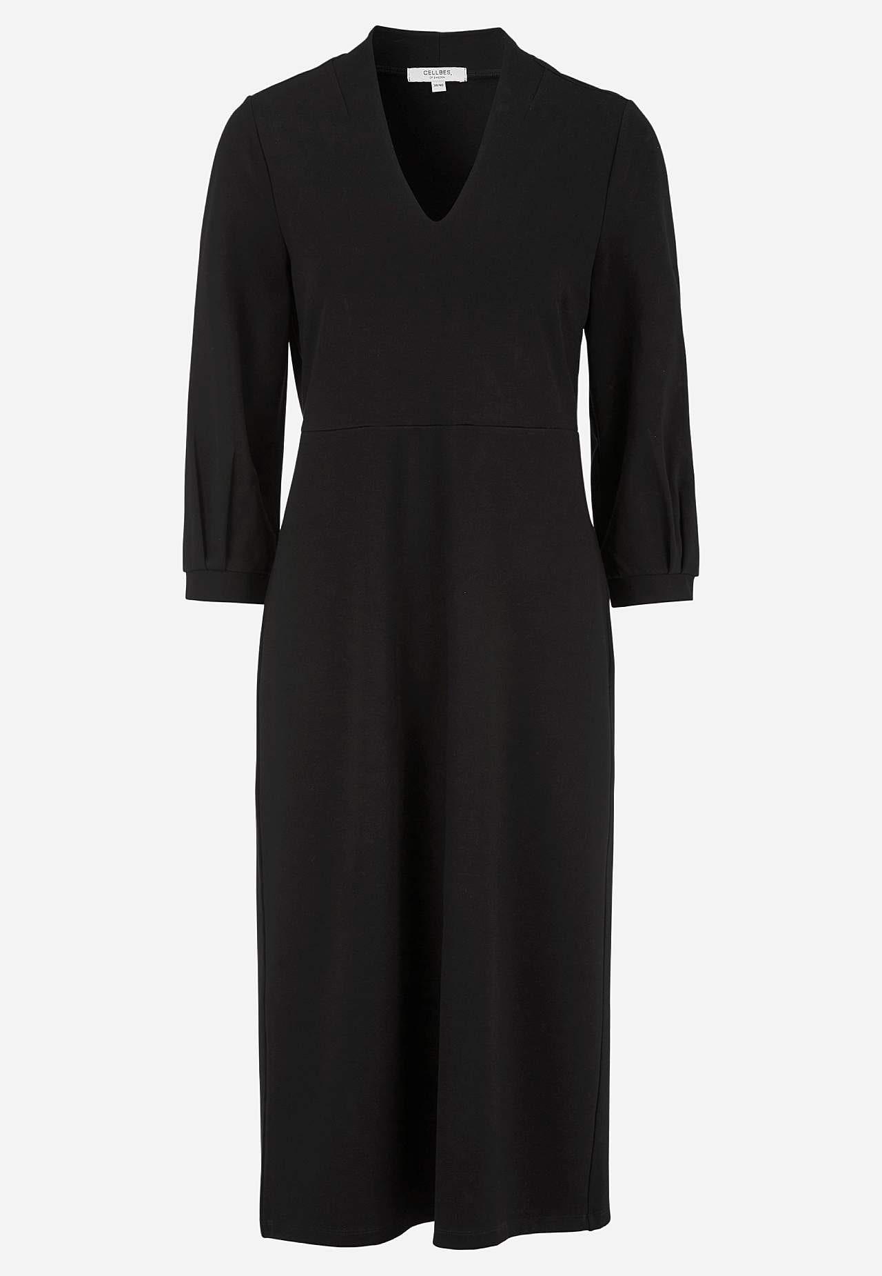 Elegante jerseyjurk met een v-hals Lisa