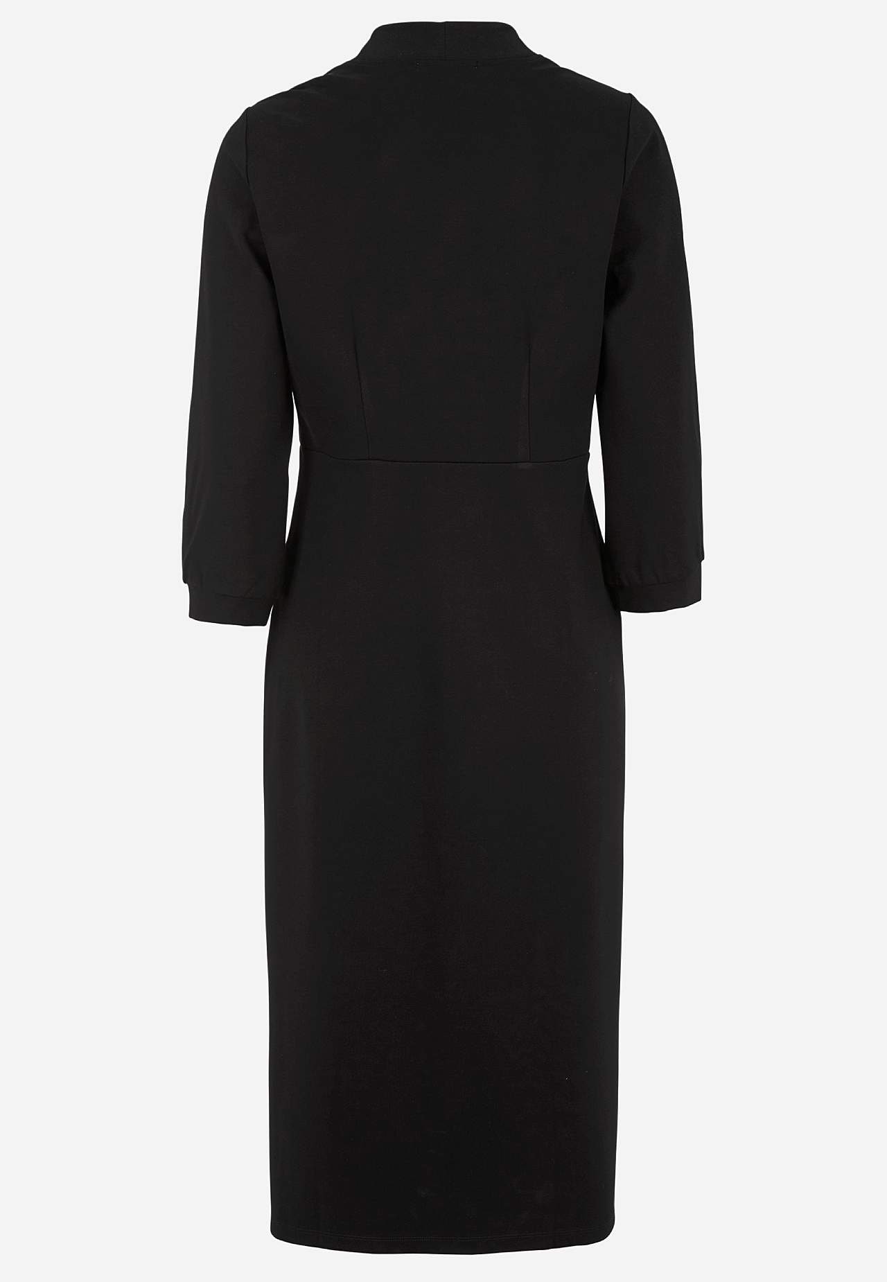 Elegante jerseyjurk met een v-hals Lisa
