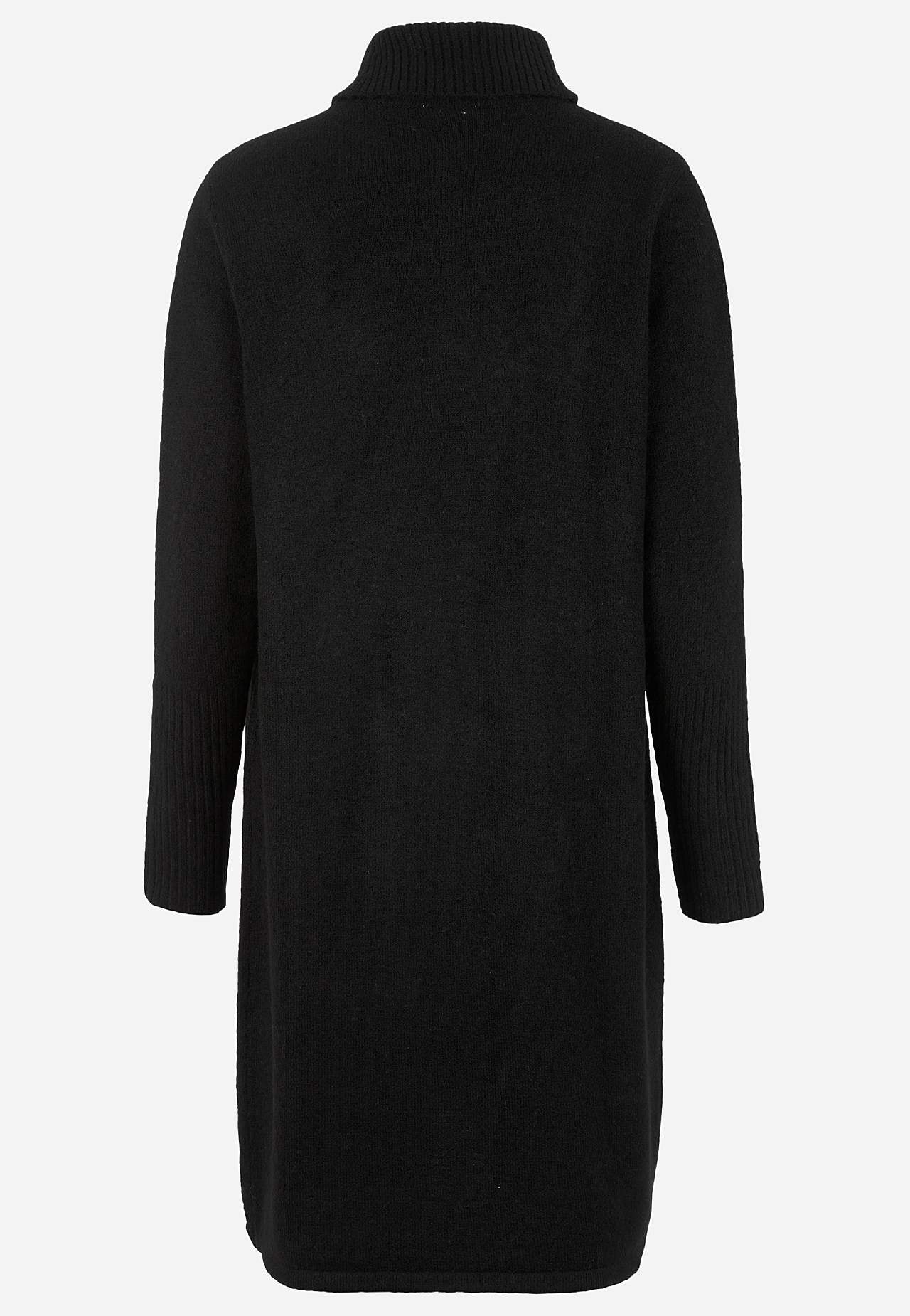 Gebreid polo shirt met wikkel-detail aan de voorkant