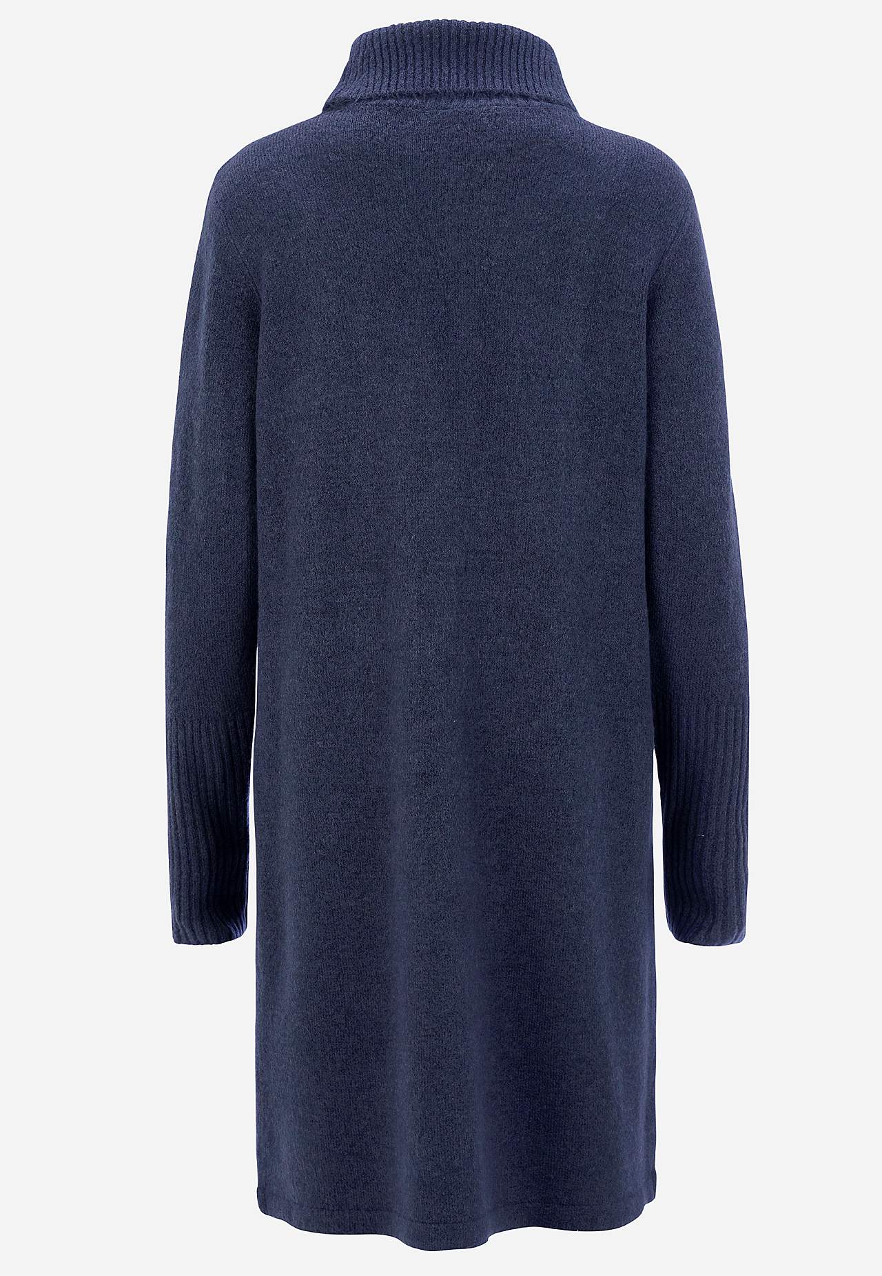Gebreid polo shirt met wikkel-detail aan de voorkant