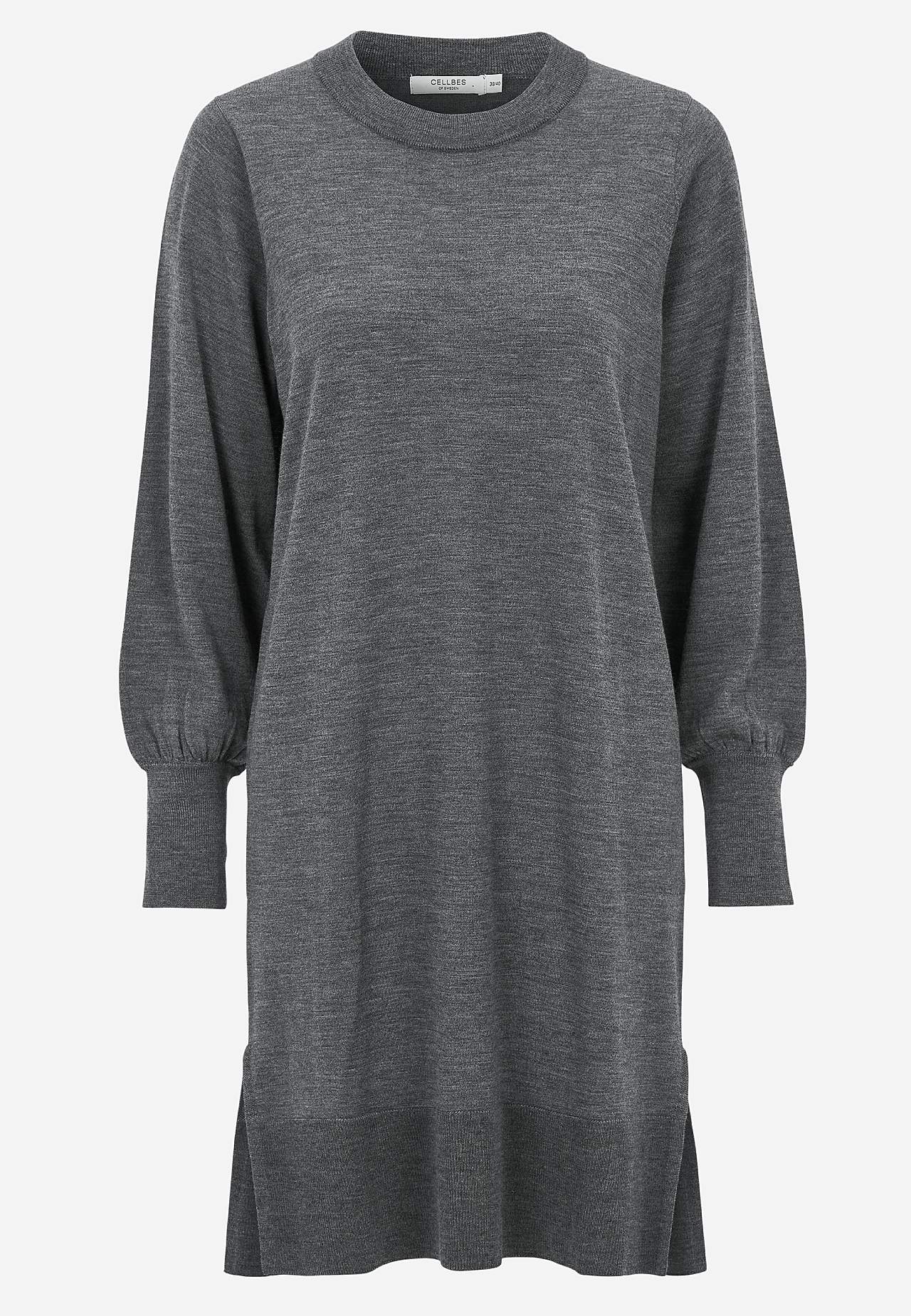 Gebreide Premium jurk van merino wol