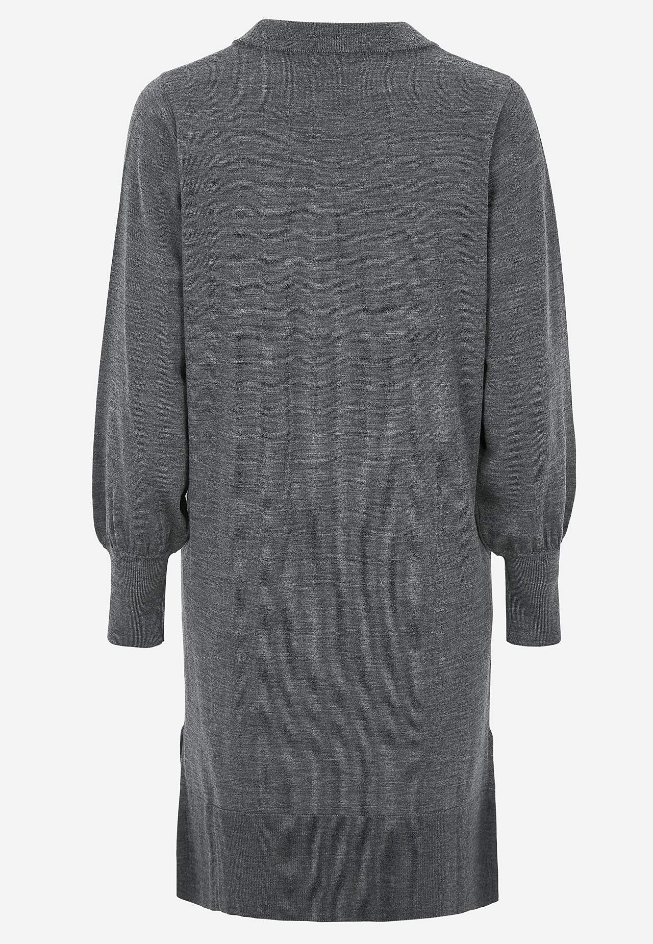 Gebreide Premium jurk van merino wol