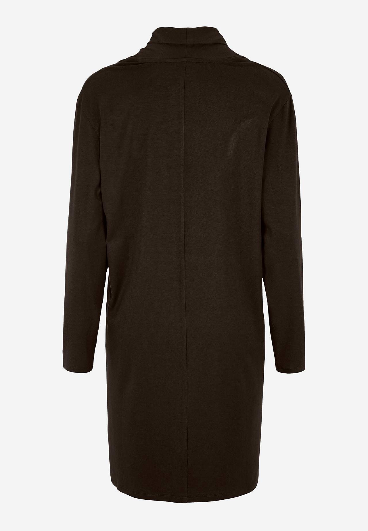 Lange cardigan van tricot