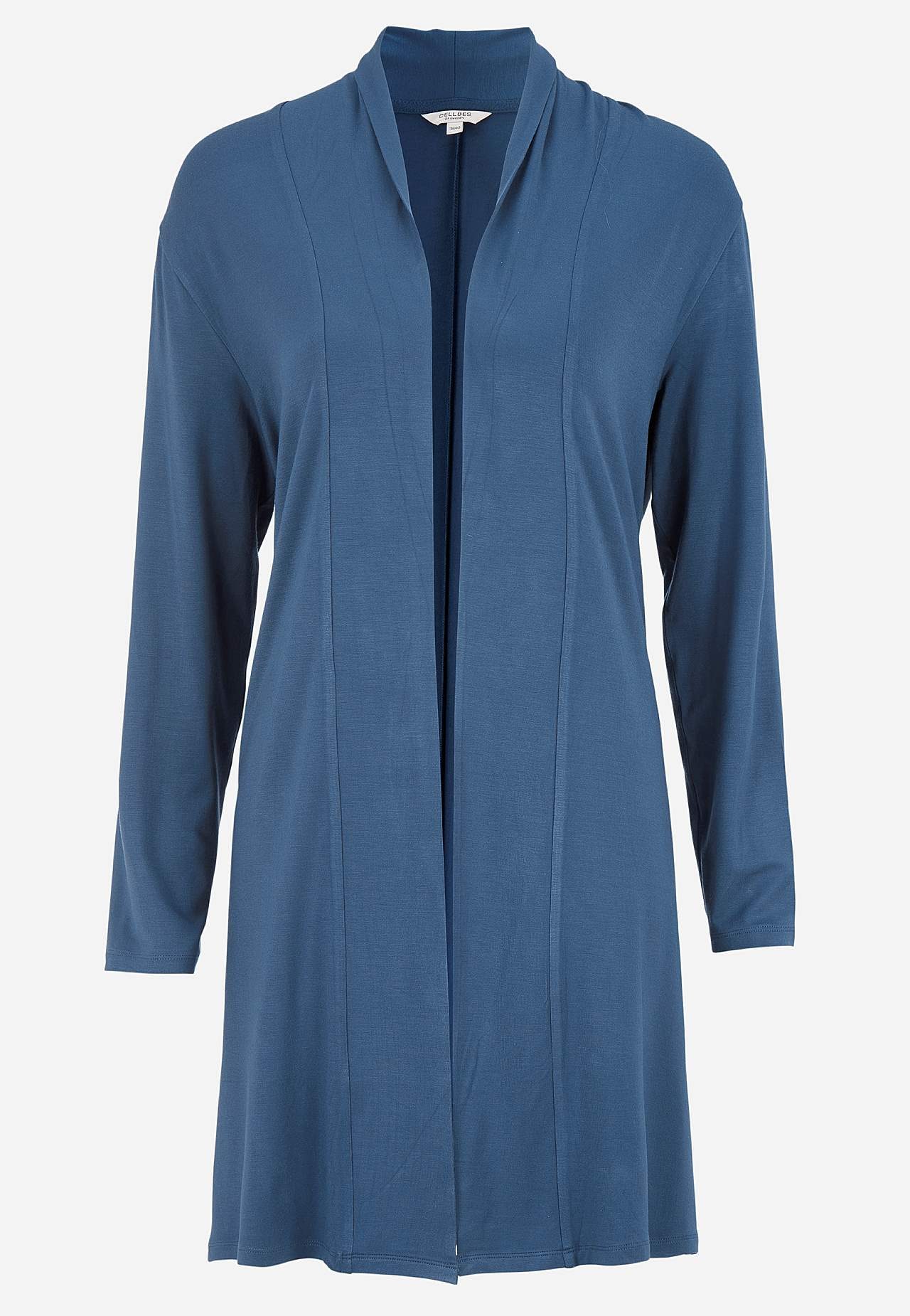 Lange cardigan van tricot