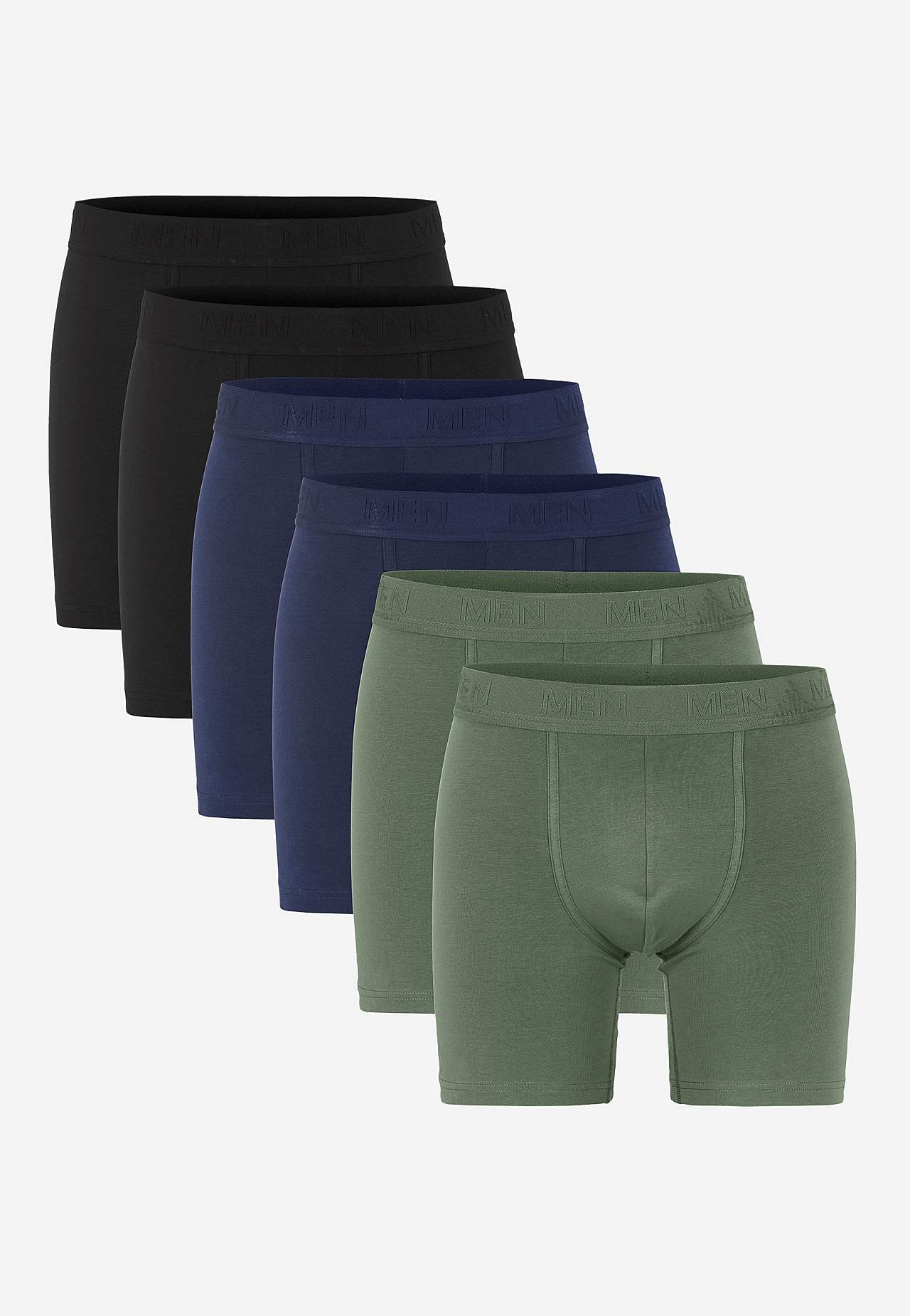 Boxershort met langer been Set van 6