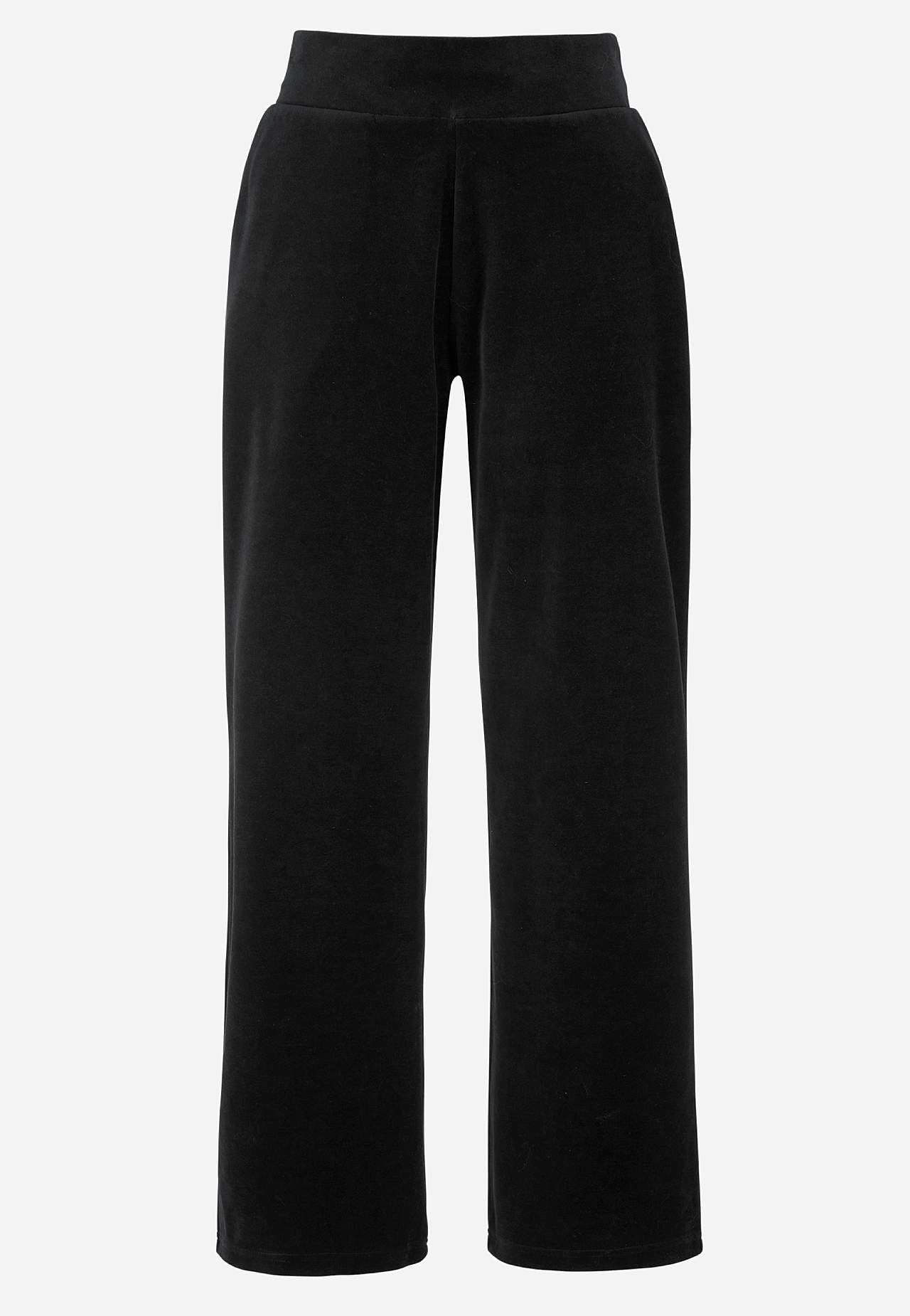 Wijde fluwelen broek Wilma
