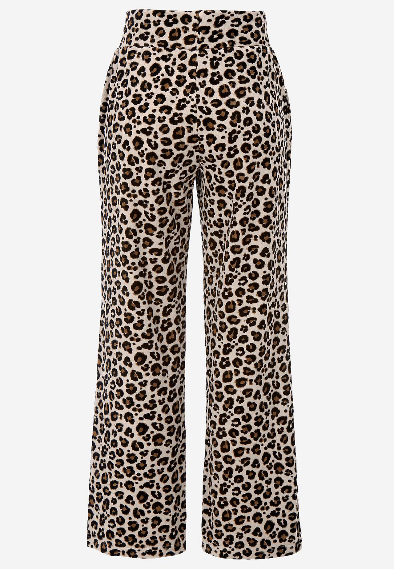Wijde fluwelen broek Wilma