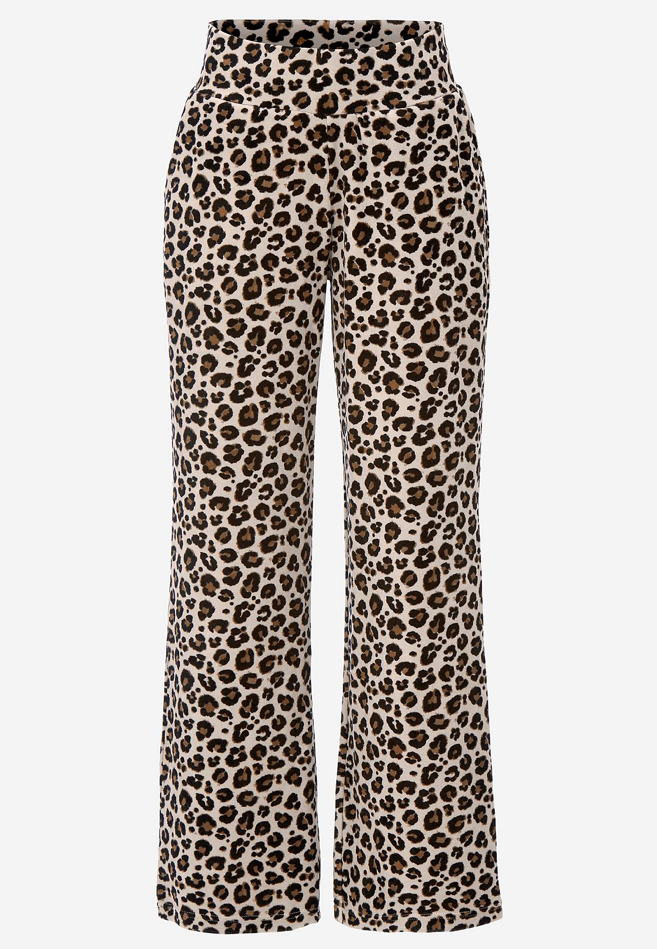 Wijde fluwelen broek Wilma