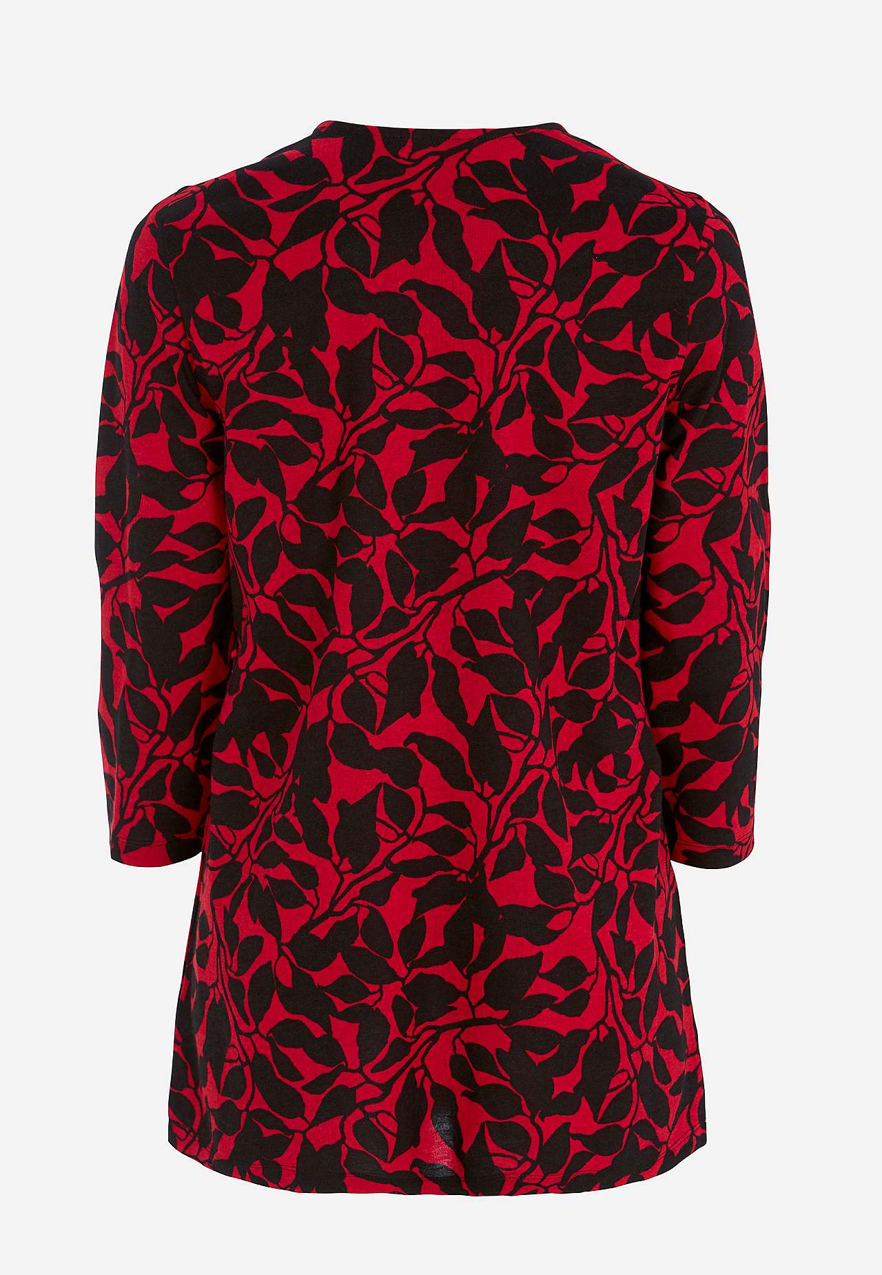 Met patroon jersey tuniek