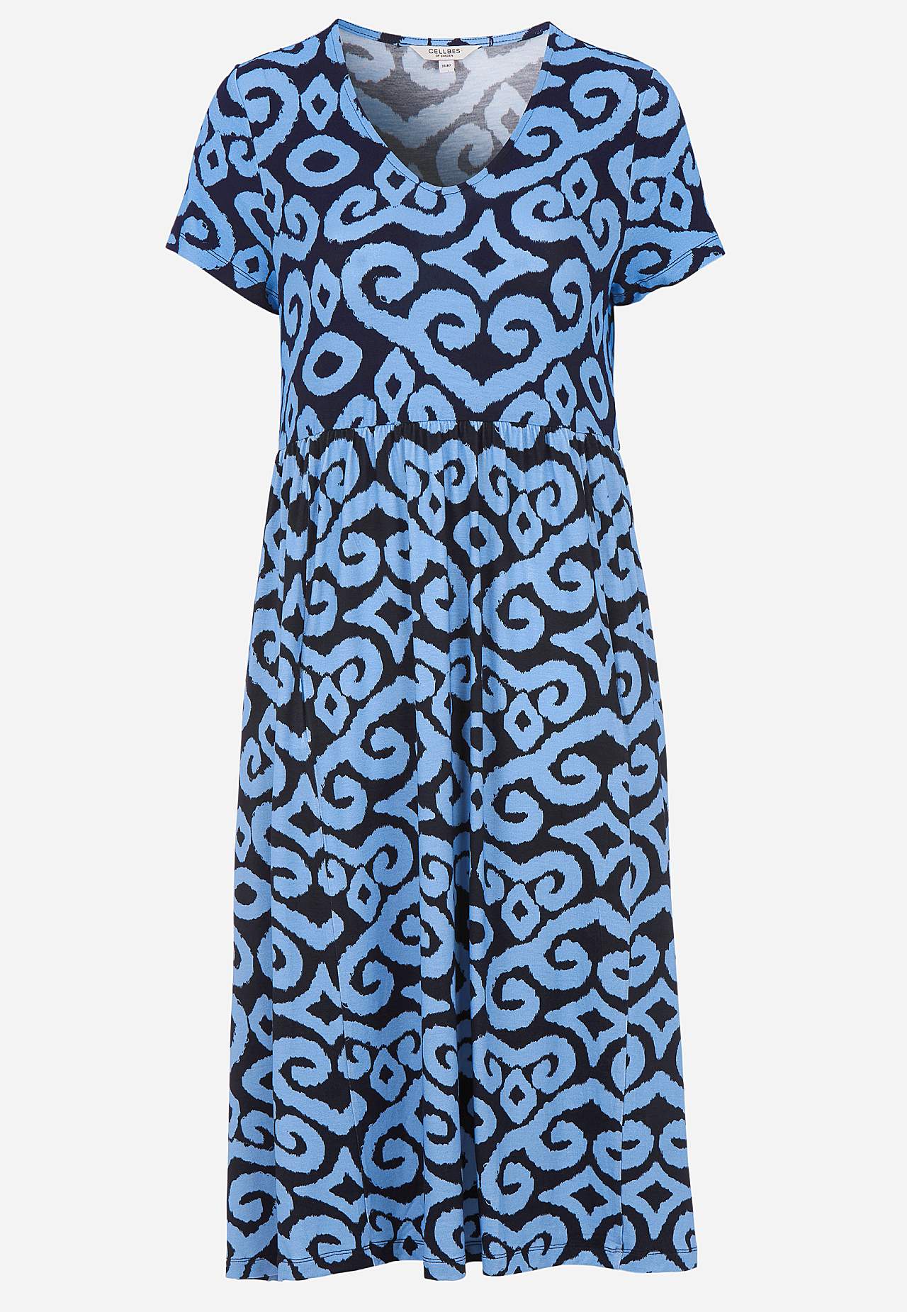 Met patroon jerseyjurk