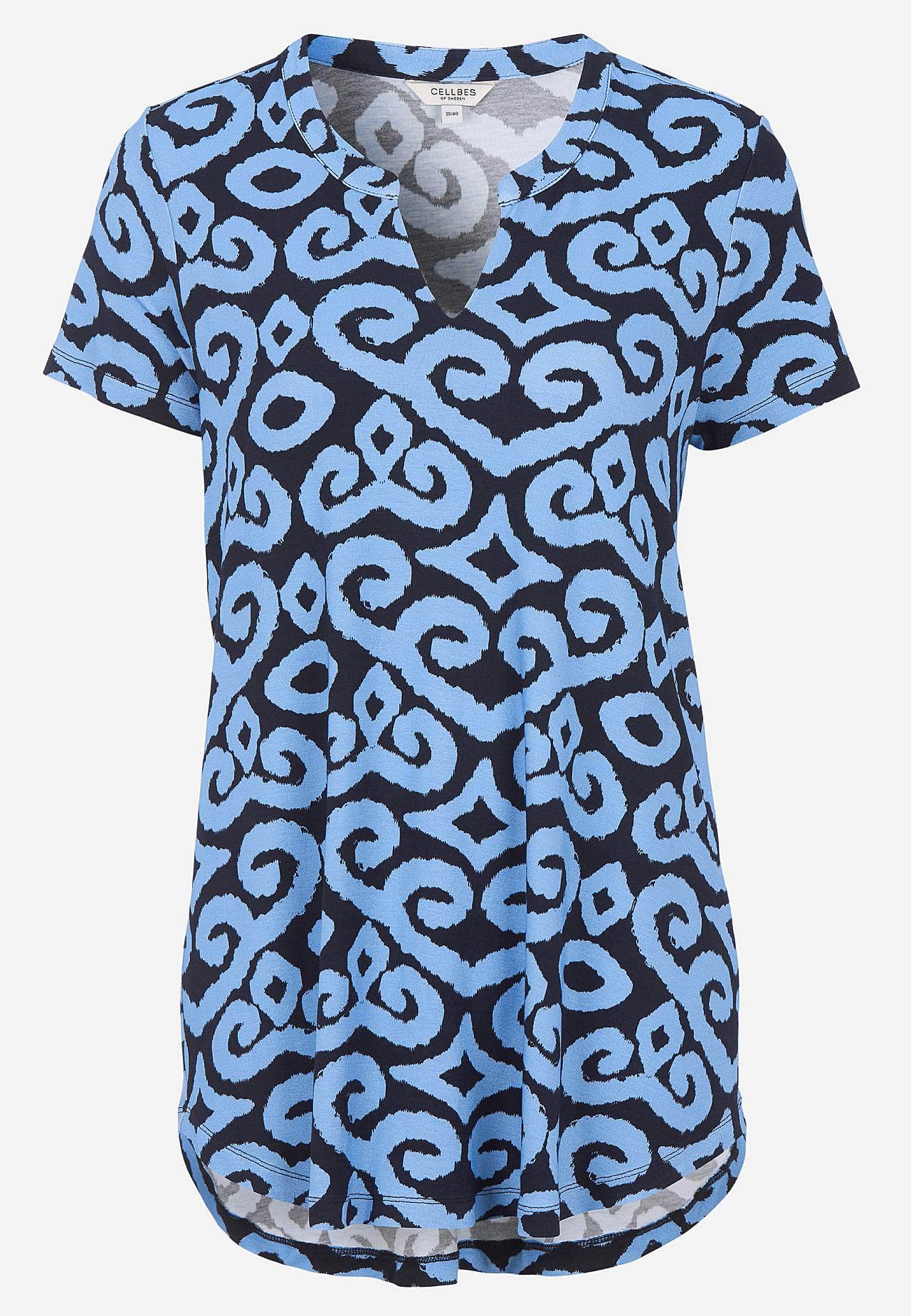 Jersey tuniek met korte mouw