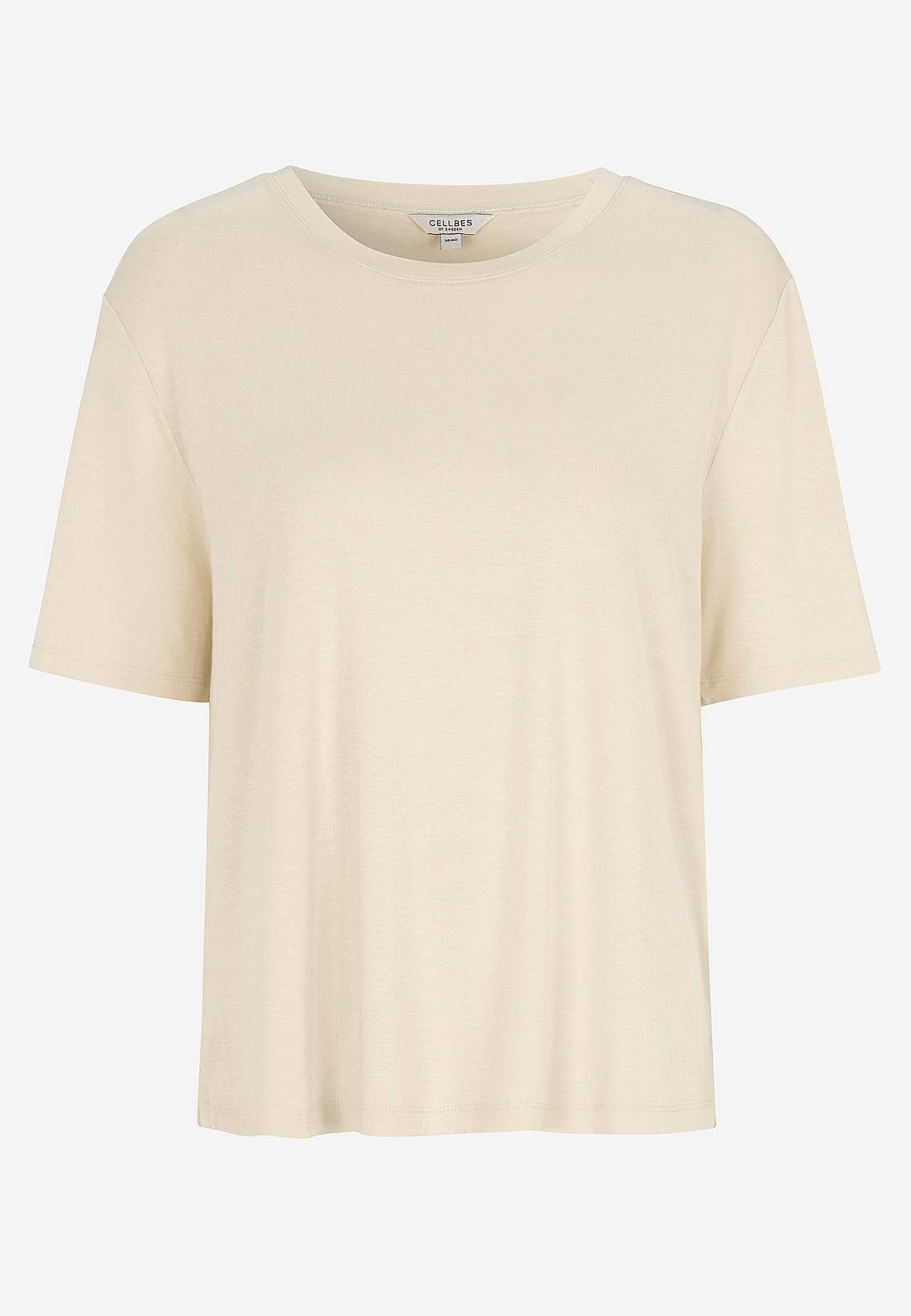 Jersey-topje met ronde hals
