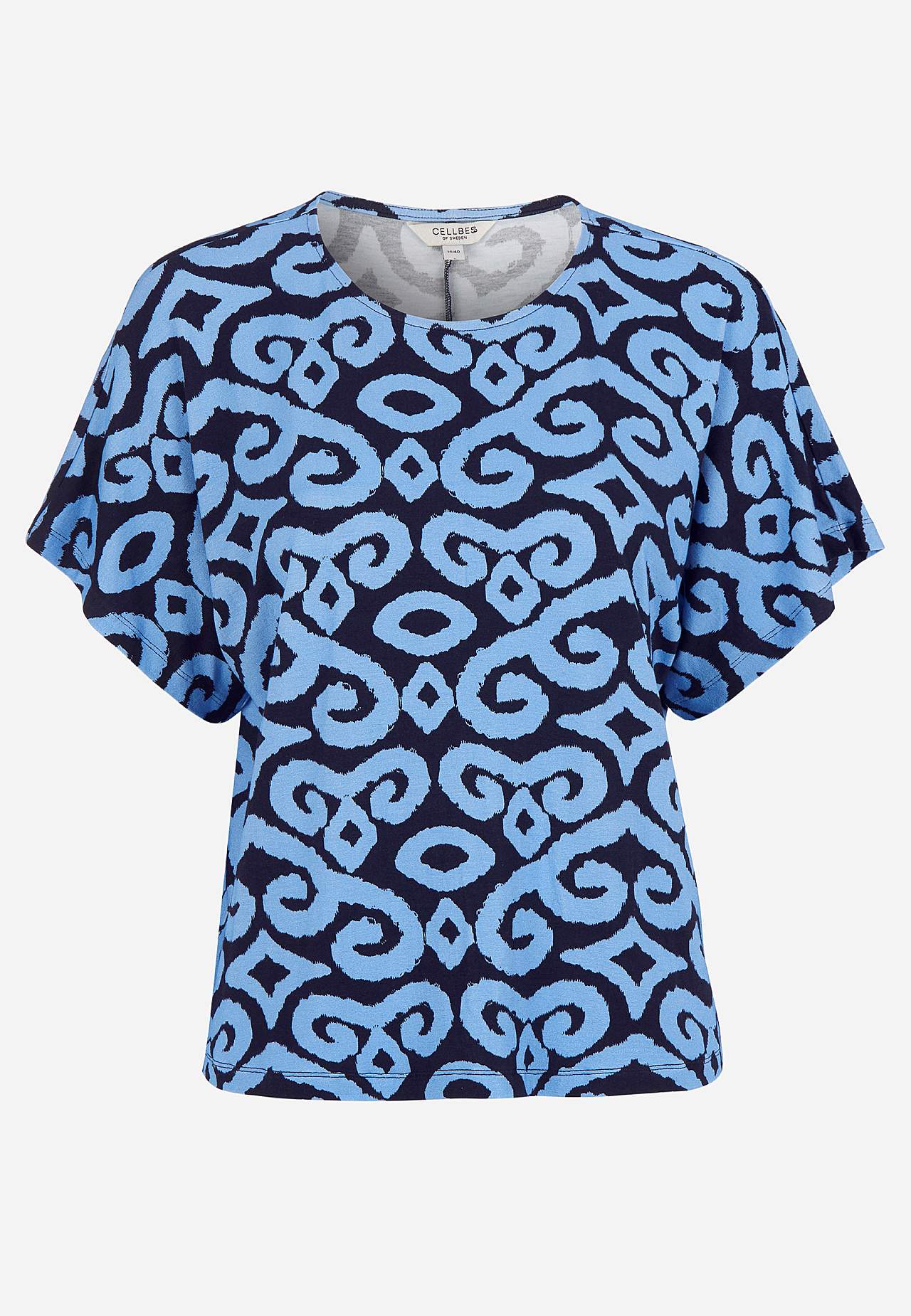 Jersey-topje met korte mouwen