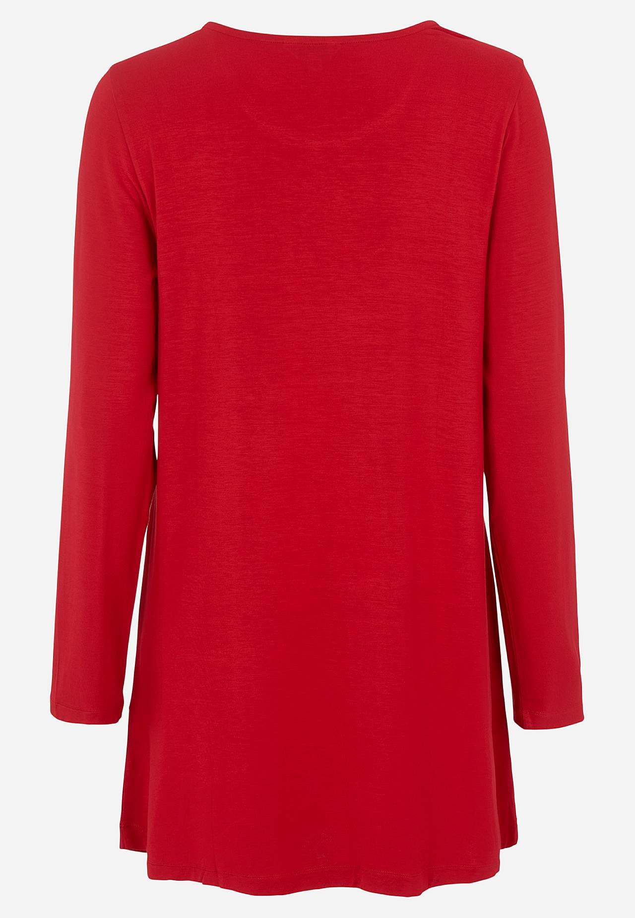 Jersey tuniek met kerstmotief