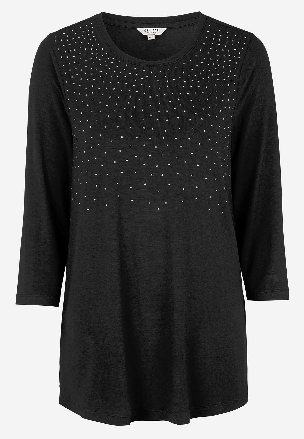 Jersey tuniek met bergkristal details