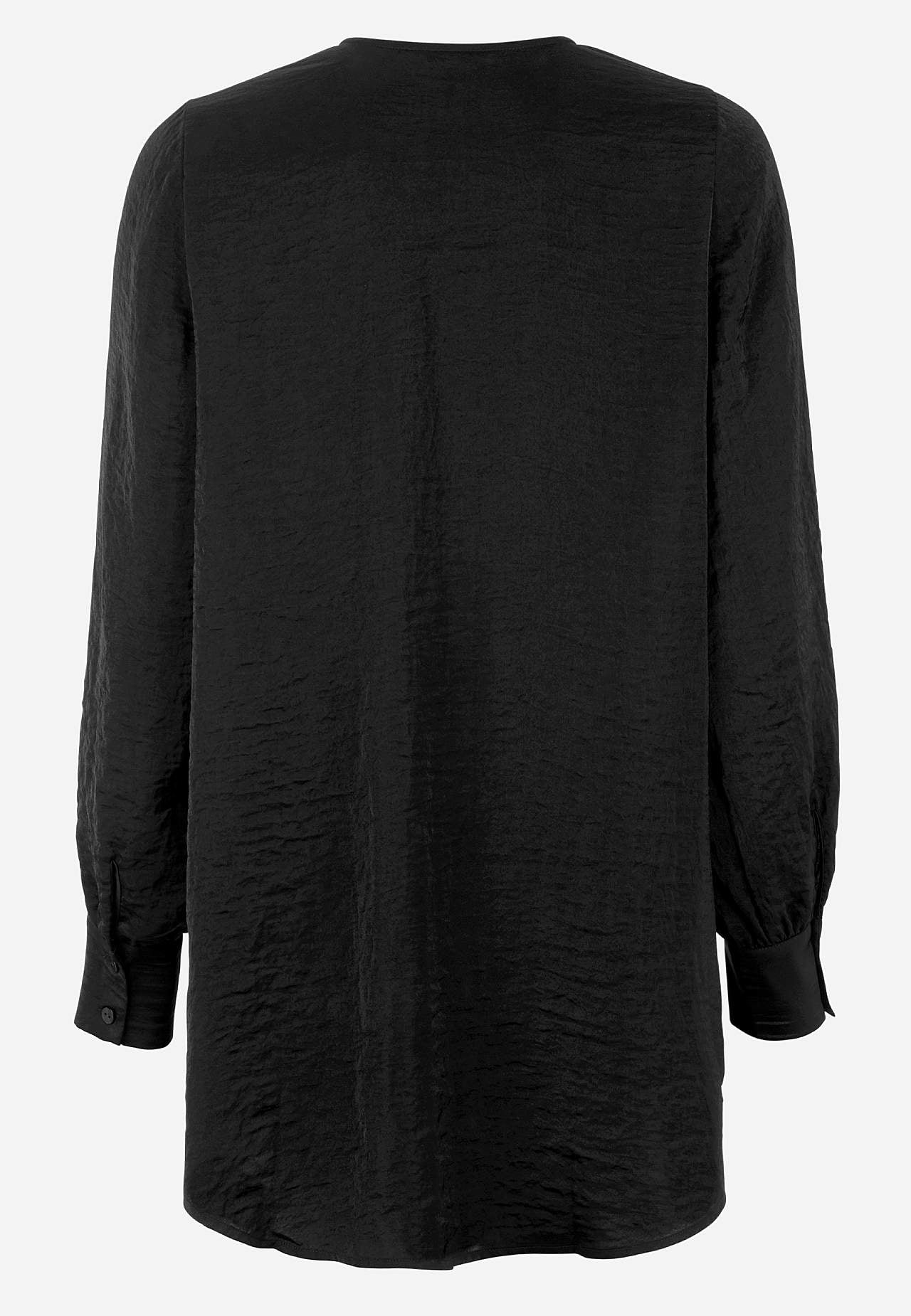 Tuniek met ruchekraag