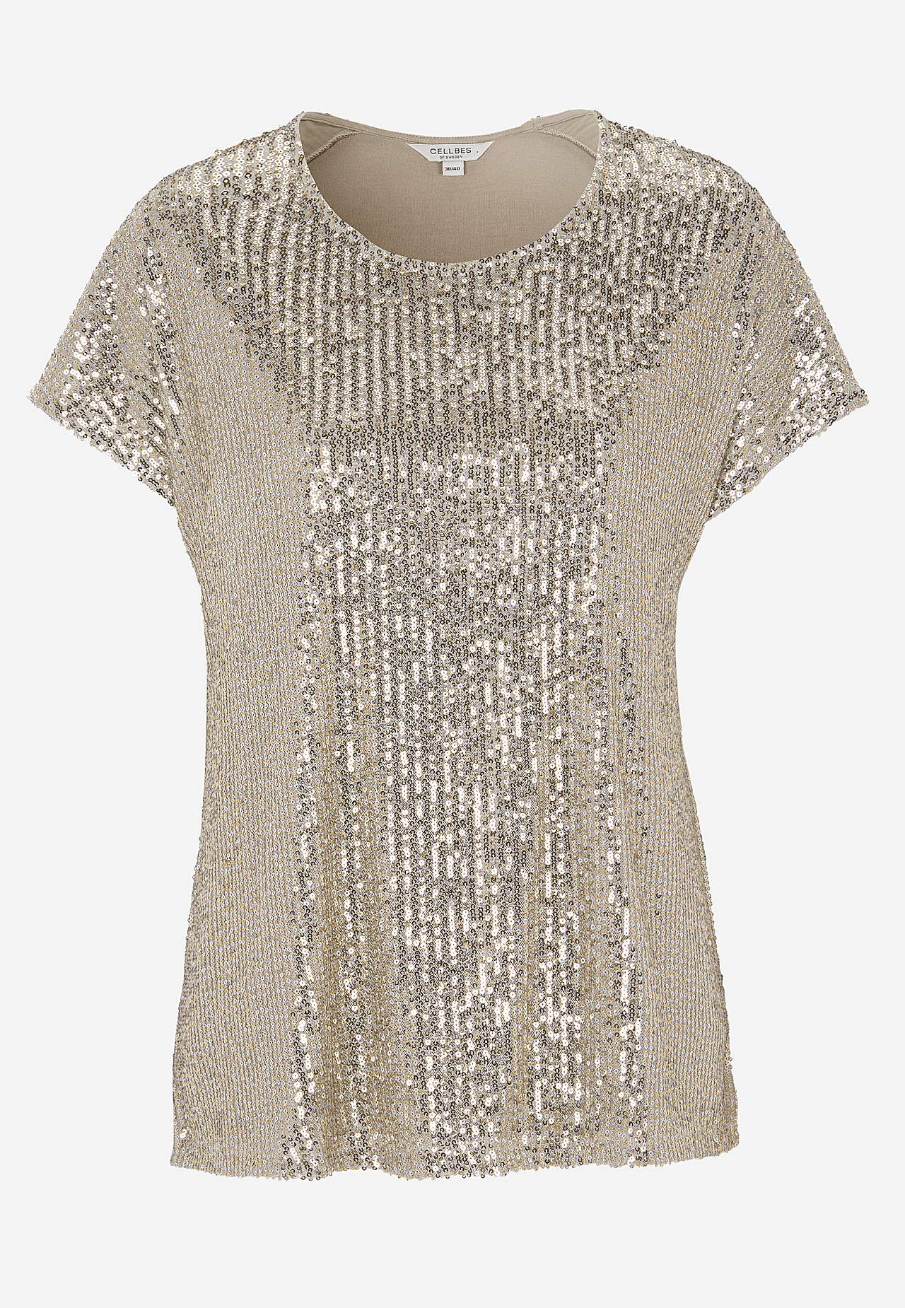 Luxe topje met pailletten