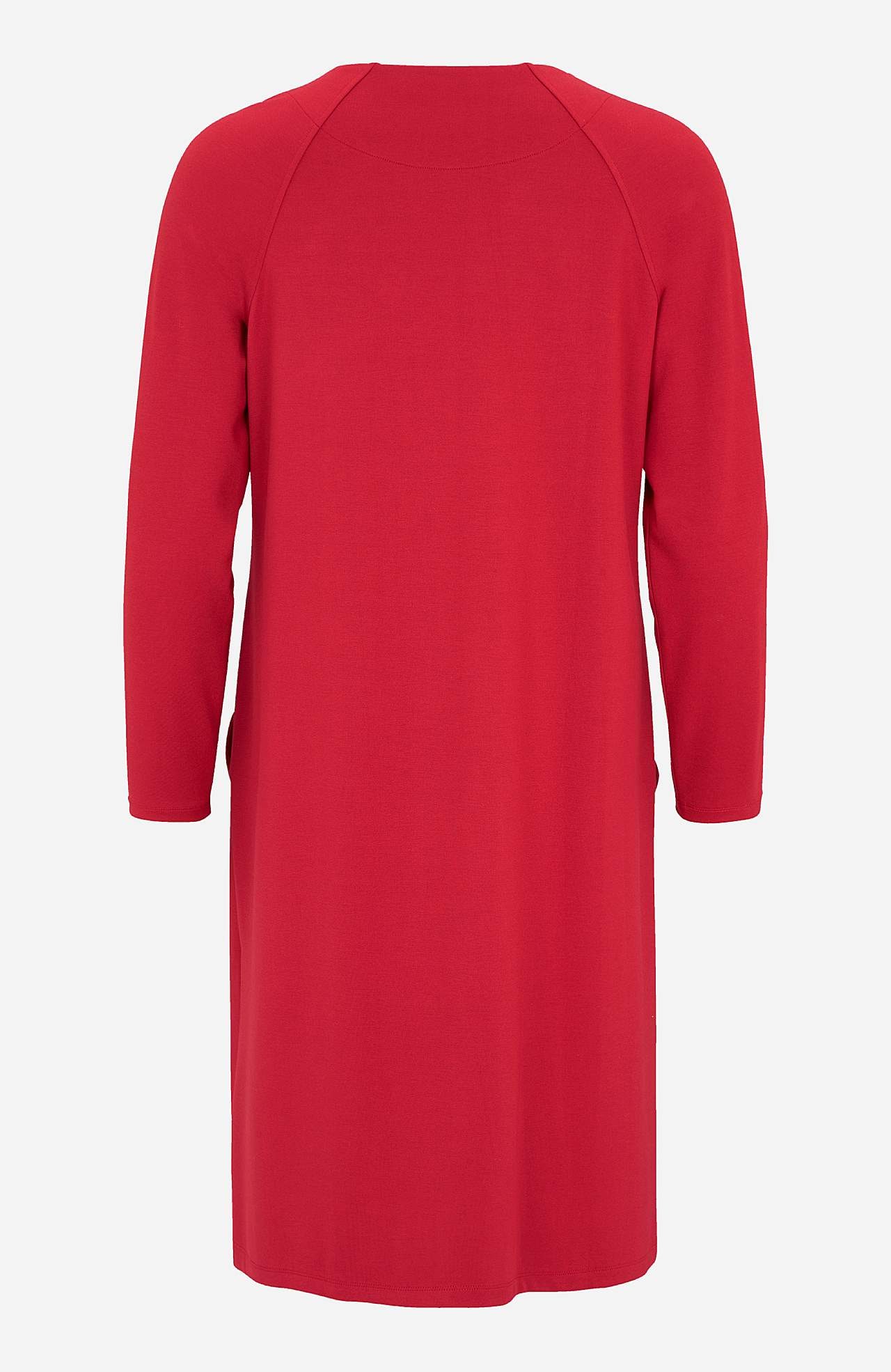 Jerseyjurk met knoopdecoratie
