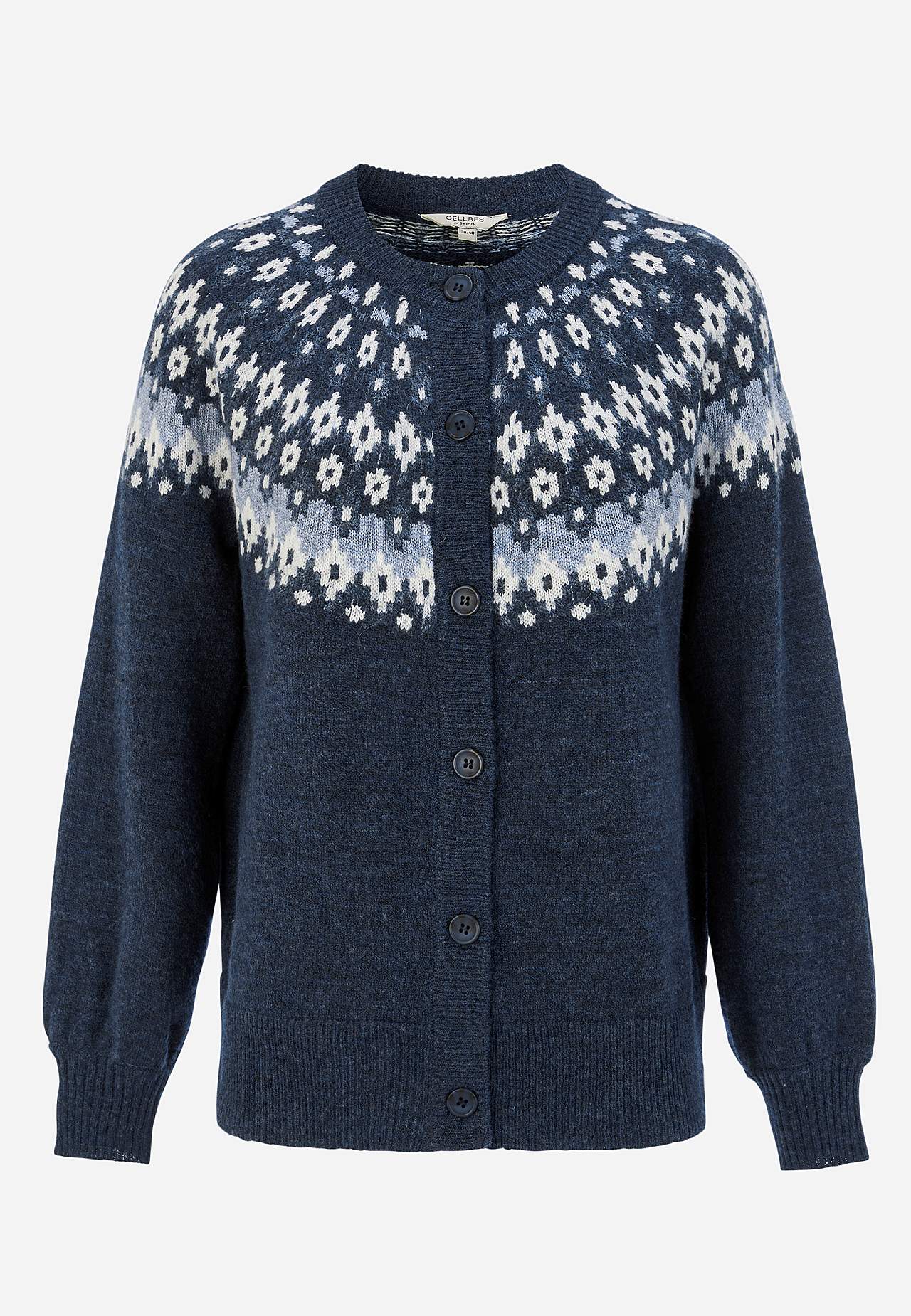 Cardigan met een jacquard patroon