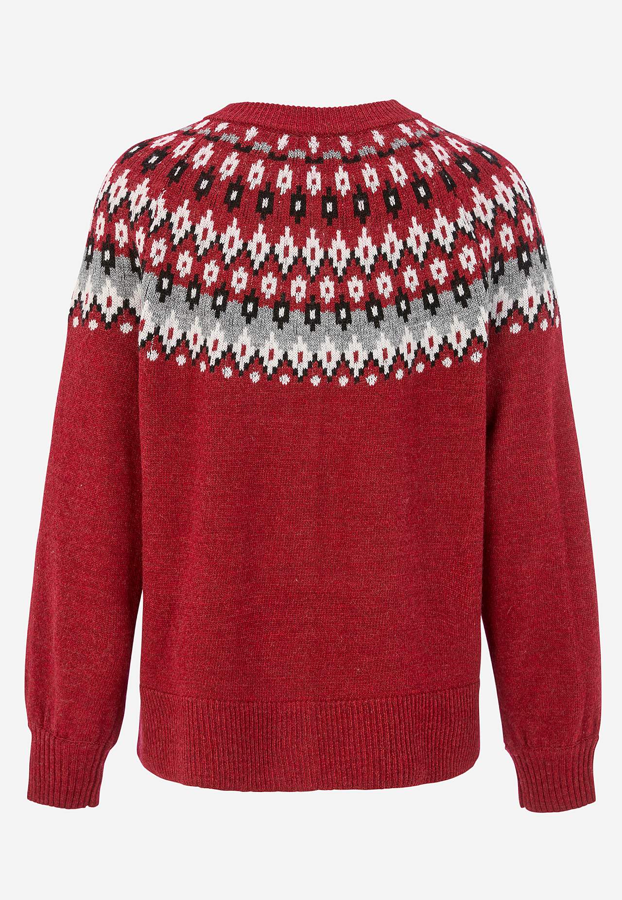 Cardigan met een jacquard patroon
