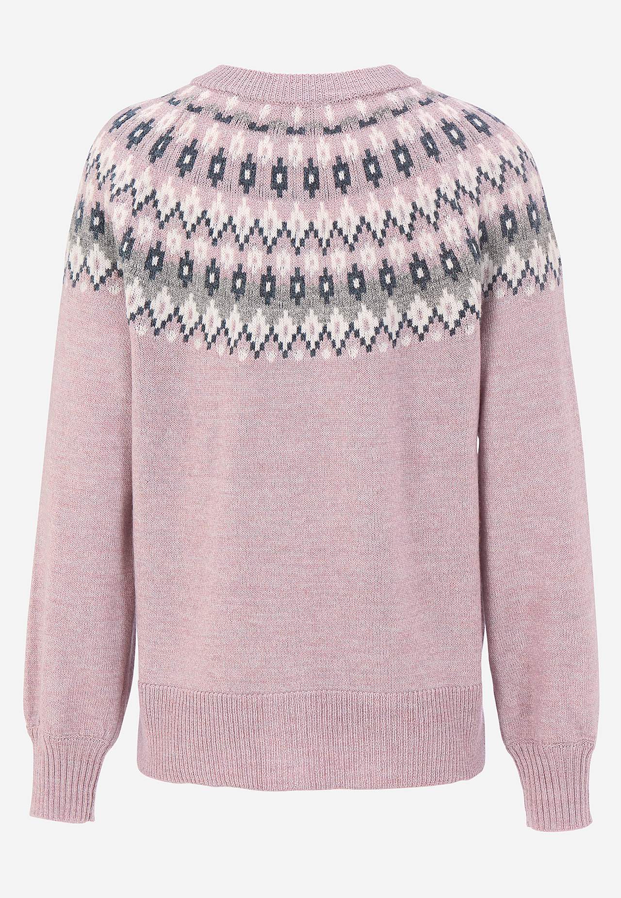 Cardigan met een jacquard patroon